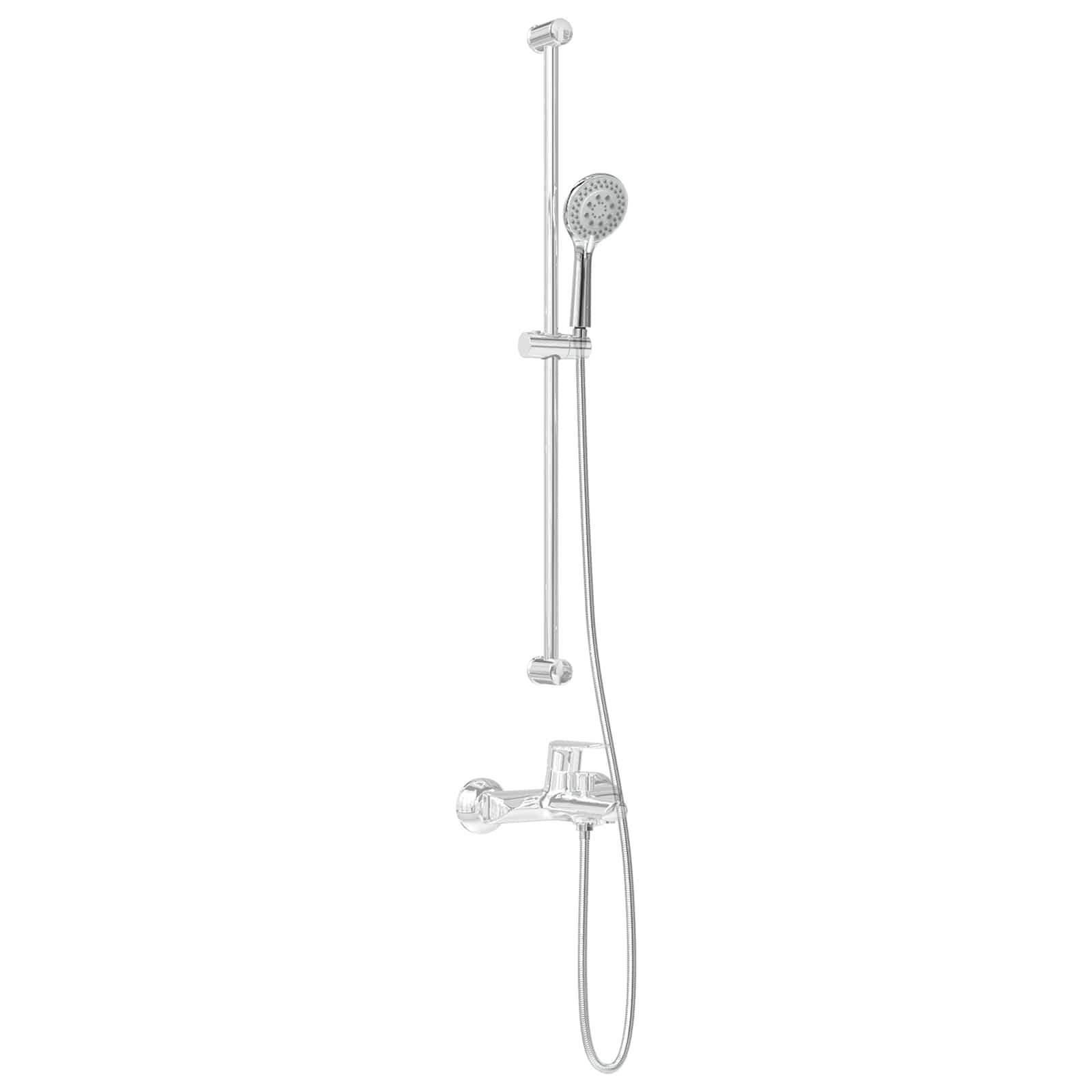 Set glave tuša Krom 150 cm Nehrđajući čelik
