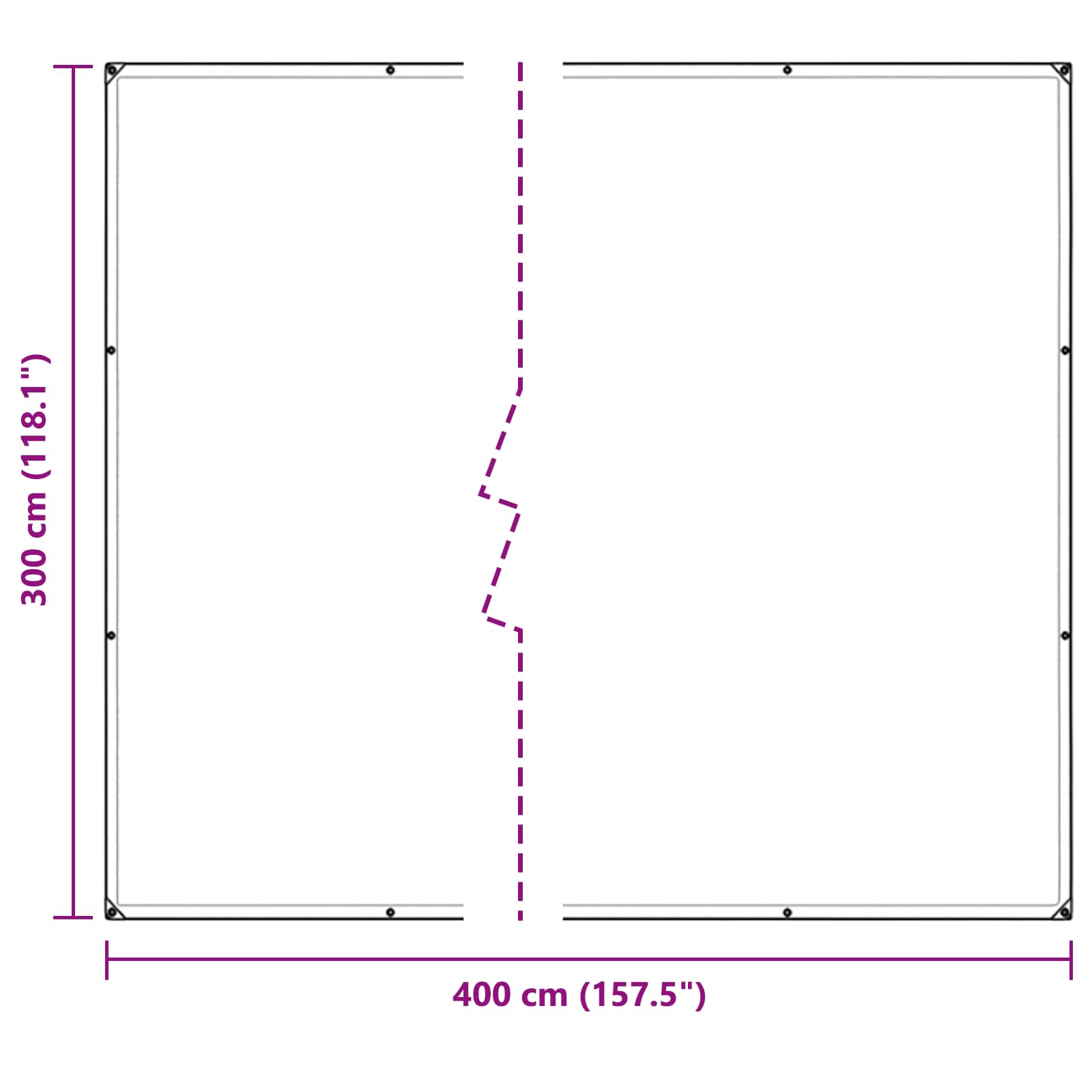 Pokrov za biljke *Transparent*an 3 x 4 m PE