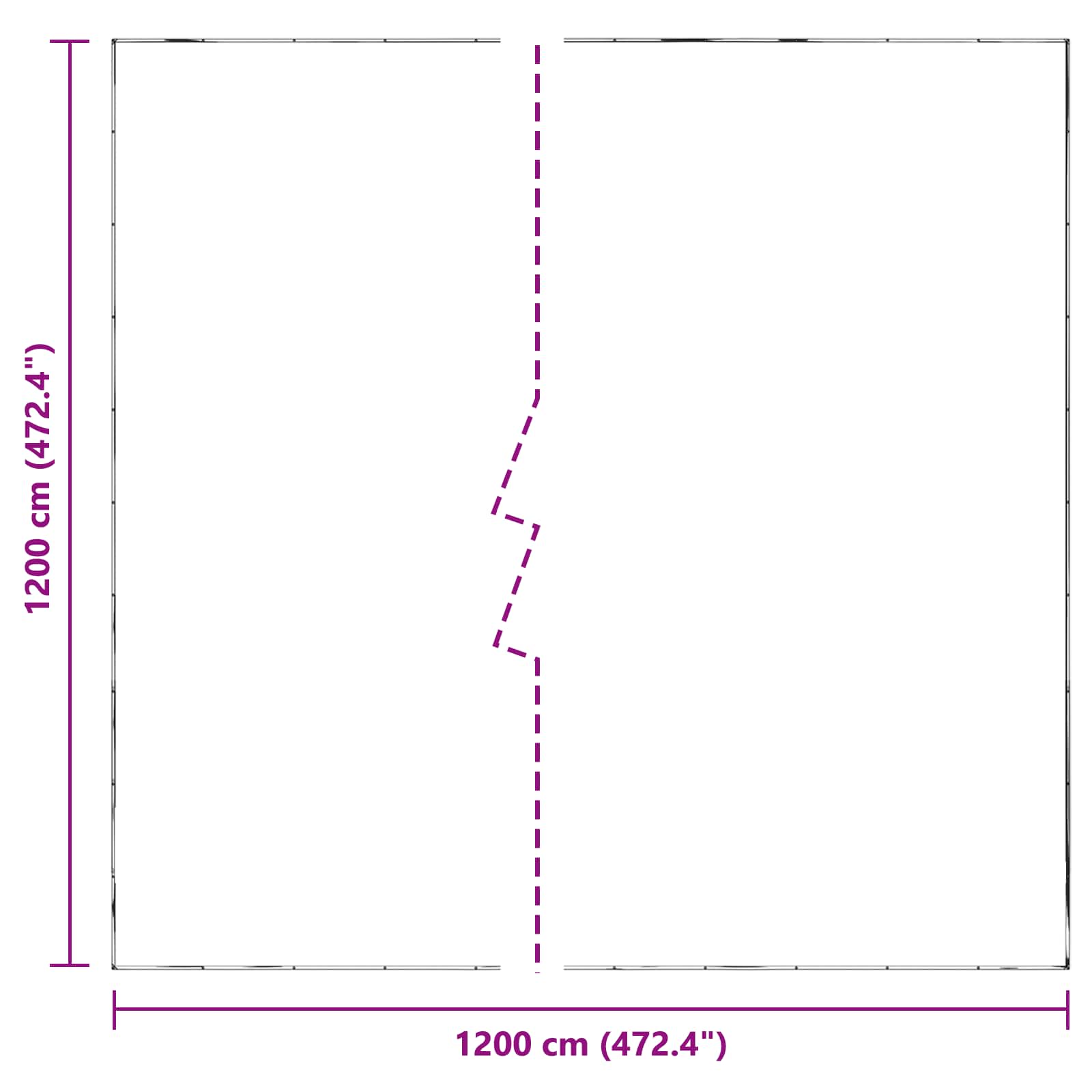 Pokrov za biljke *Transparent*an 12 x 12 m PE