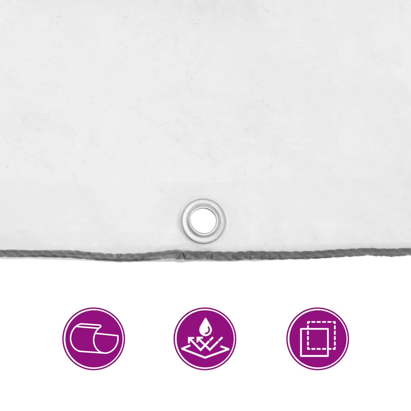 Cerada s rupama *Transparent*an 10 x 1,5 m Polietilen