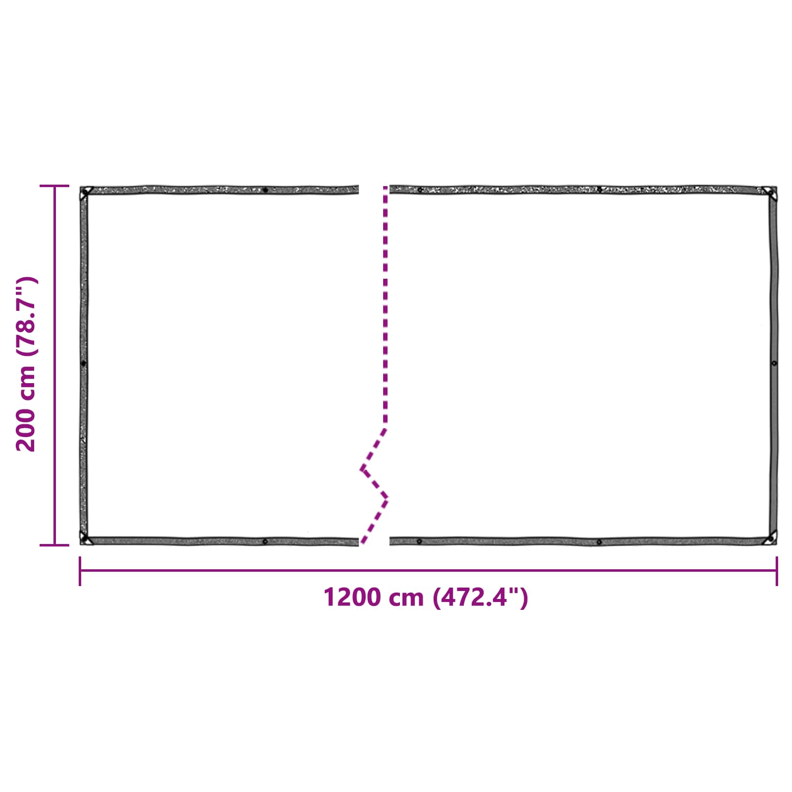 Pokrov za biljke *Transparent*an 2 x 12 m PE