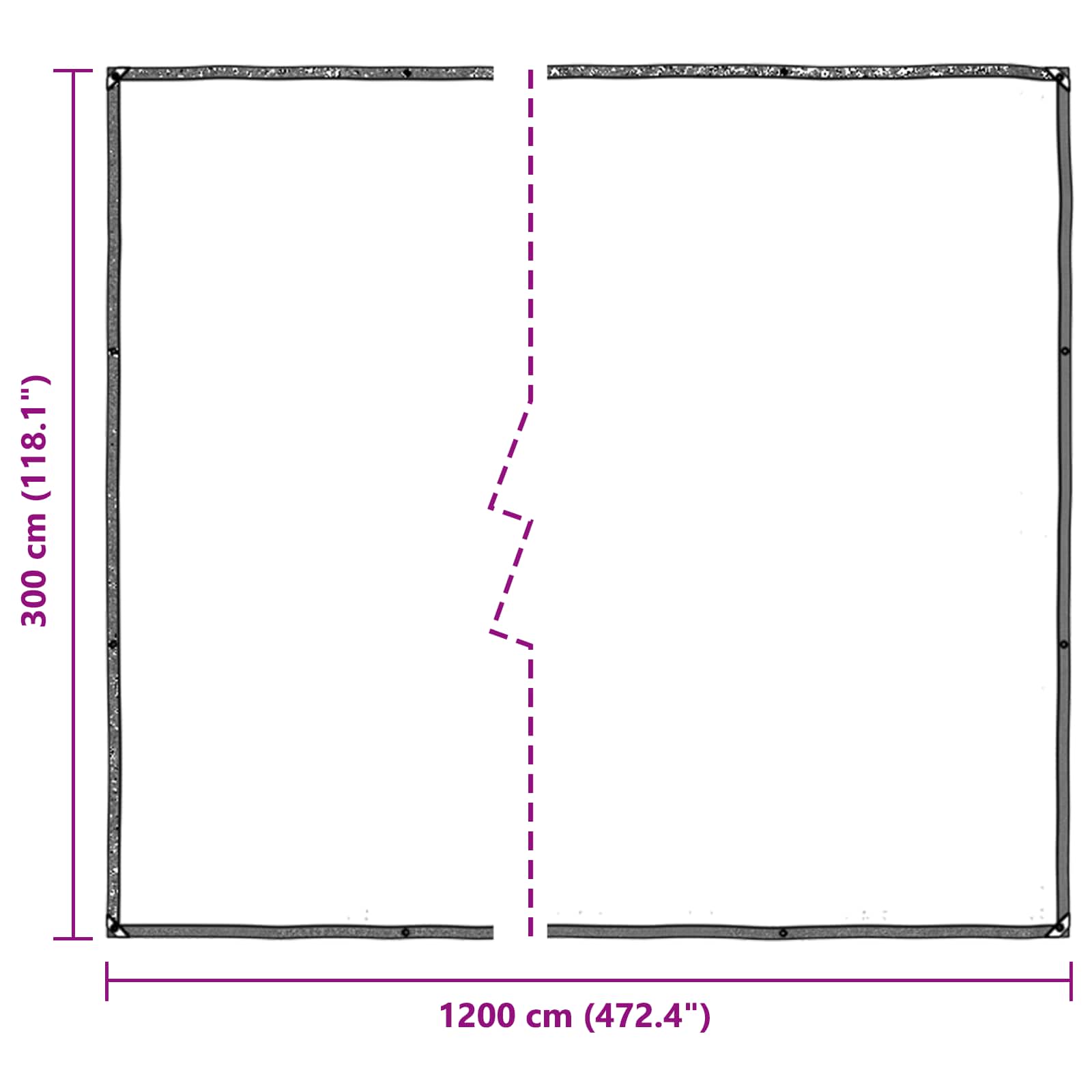 Pokrov za biljke *Transparent*an 3 x 12 m PE