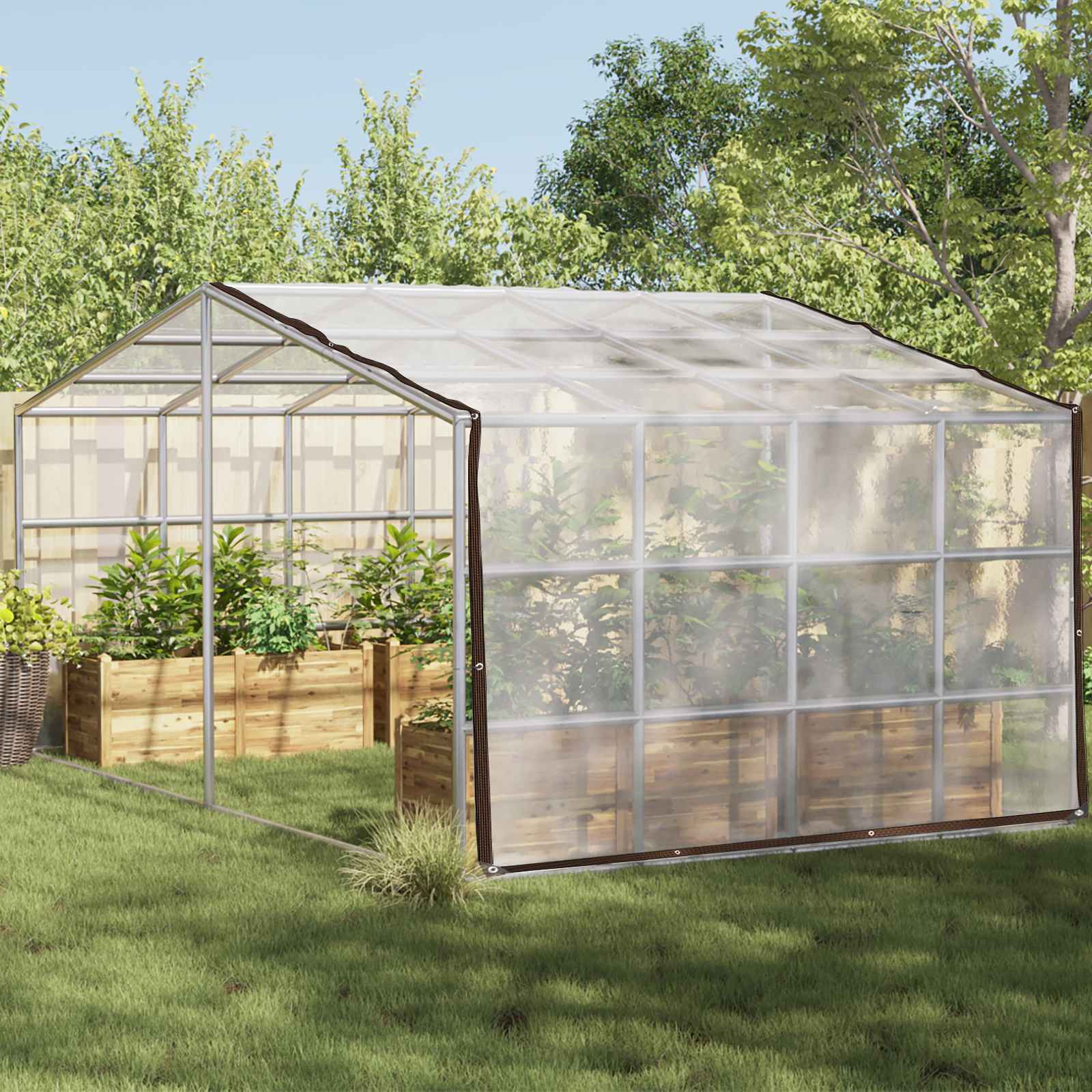 Pokrov za biljke *Transparent*an 5 x 8 m PE