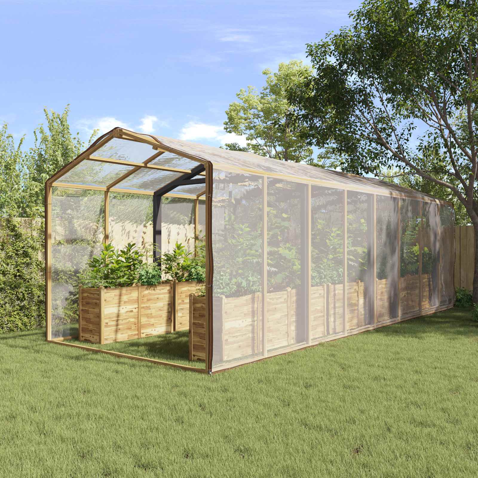 Pokrov za biljke *Transparent*an 6 x 6 m PE