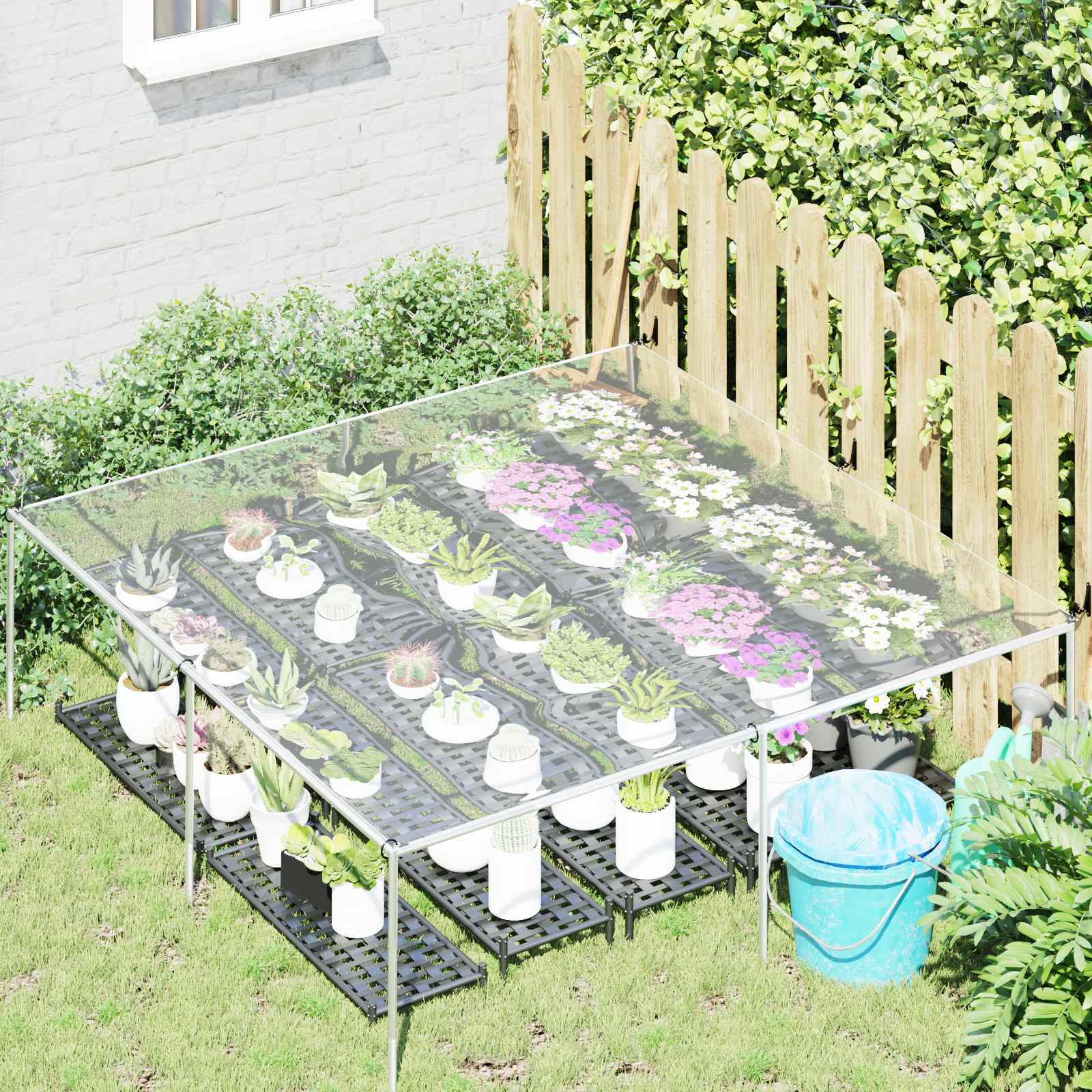 Pokrov za biljke *Transparent*an 2 x 2 m PVC