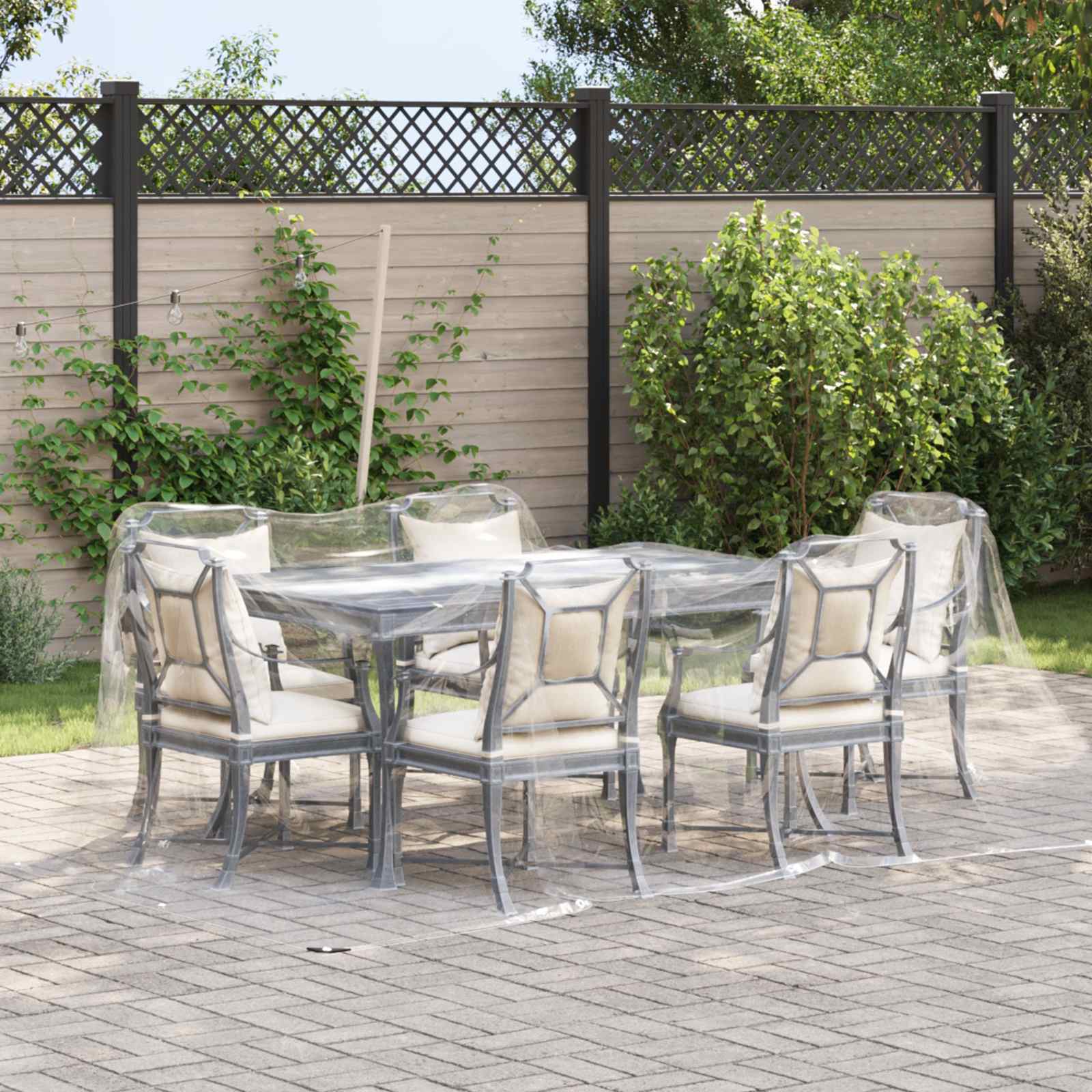 Pokrov za biljke *Transparent*an 3 x 3 m PVC