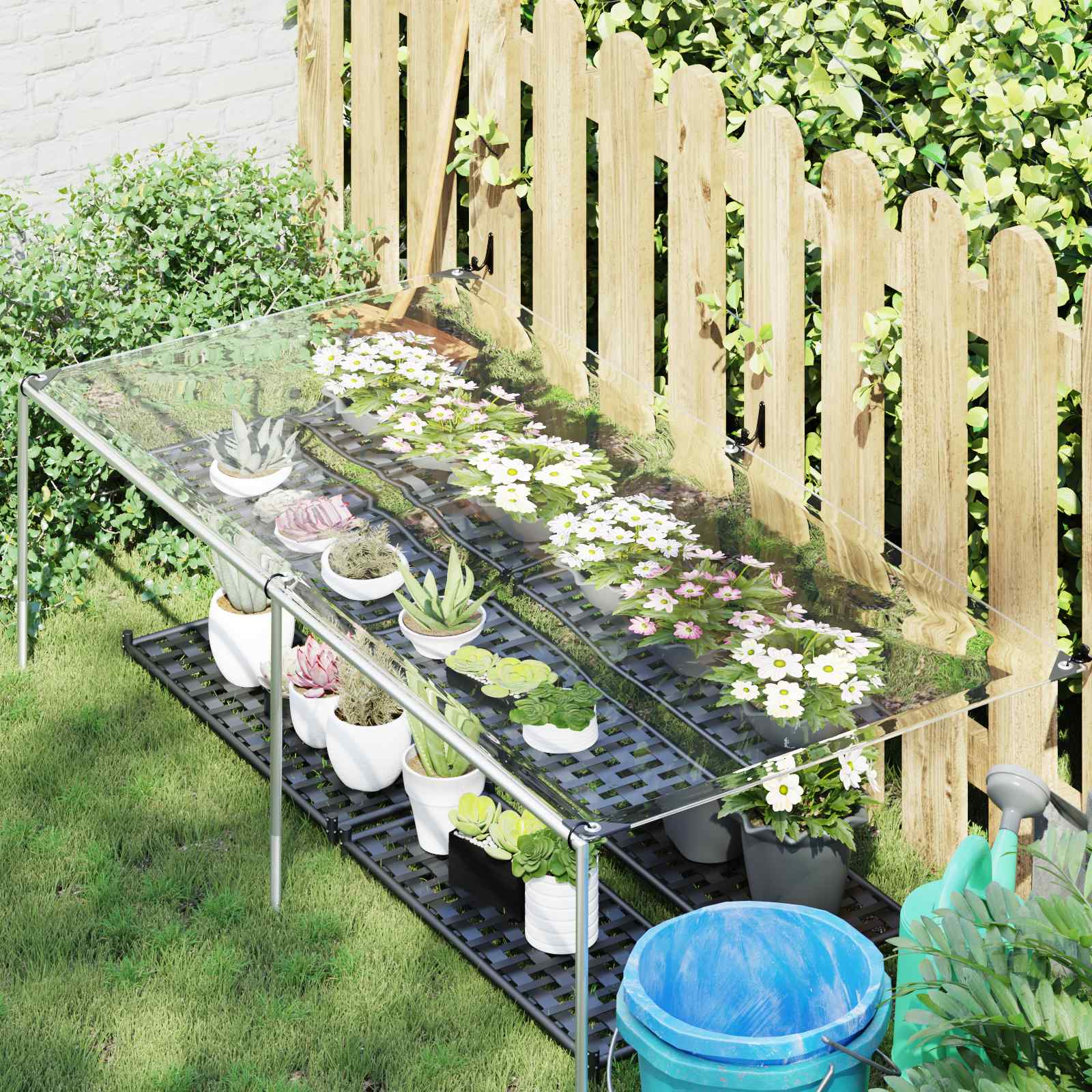 Pokrov za biljke *Transparent*an 2,5 x 1 m PVC