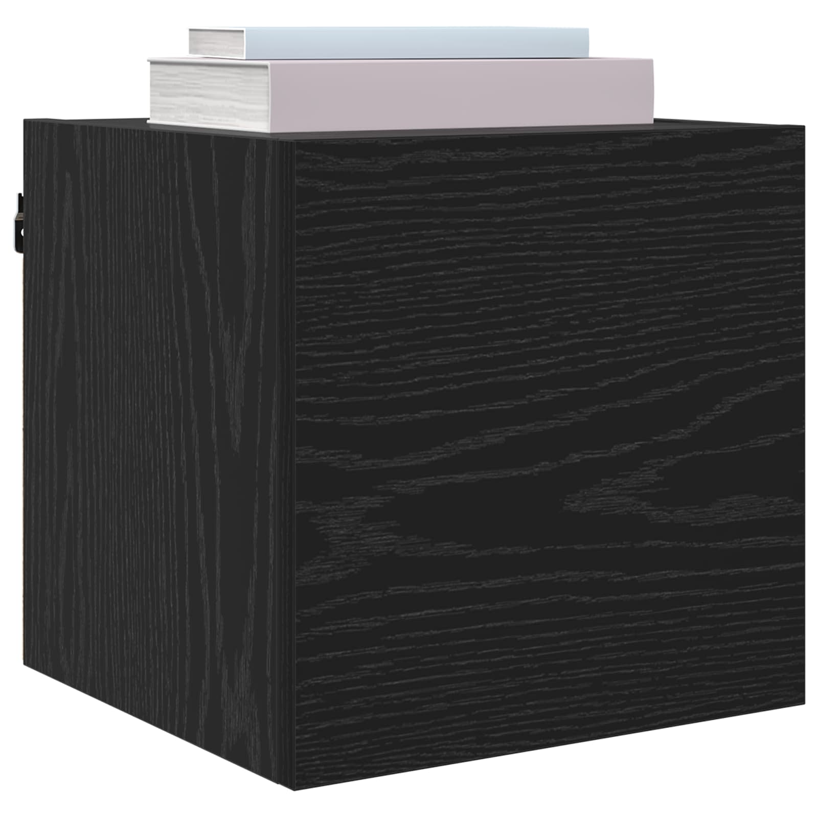 Ormar za TV montiran na zid 4 pcs Crni hrast 30,5 x 30 x 30 cm