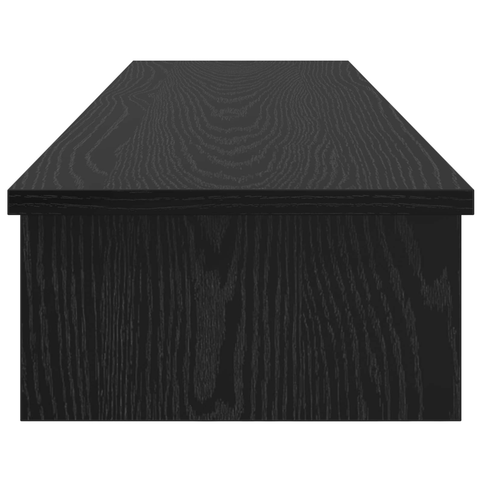 Stalak za Monitor Crni hrast 100 x 27 x 15 cm Konstruirano drvo