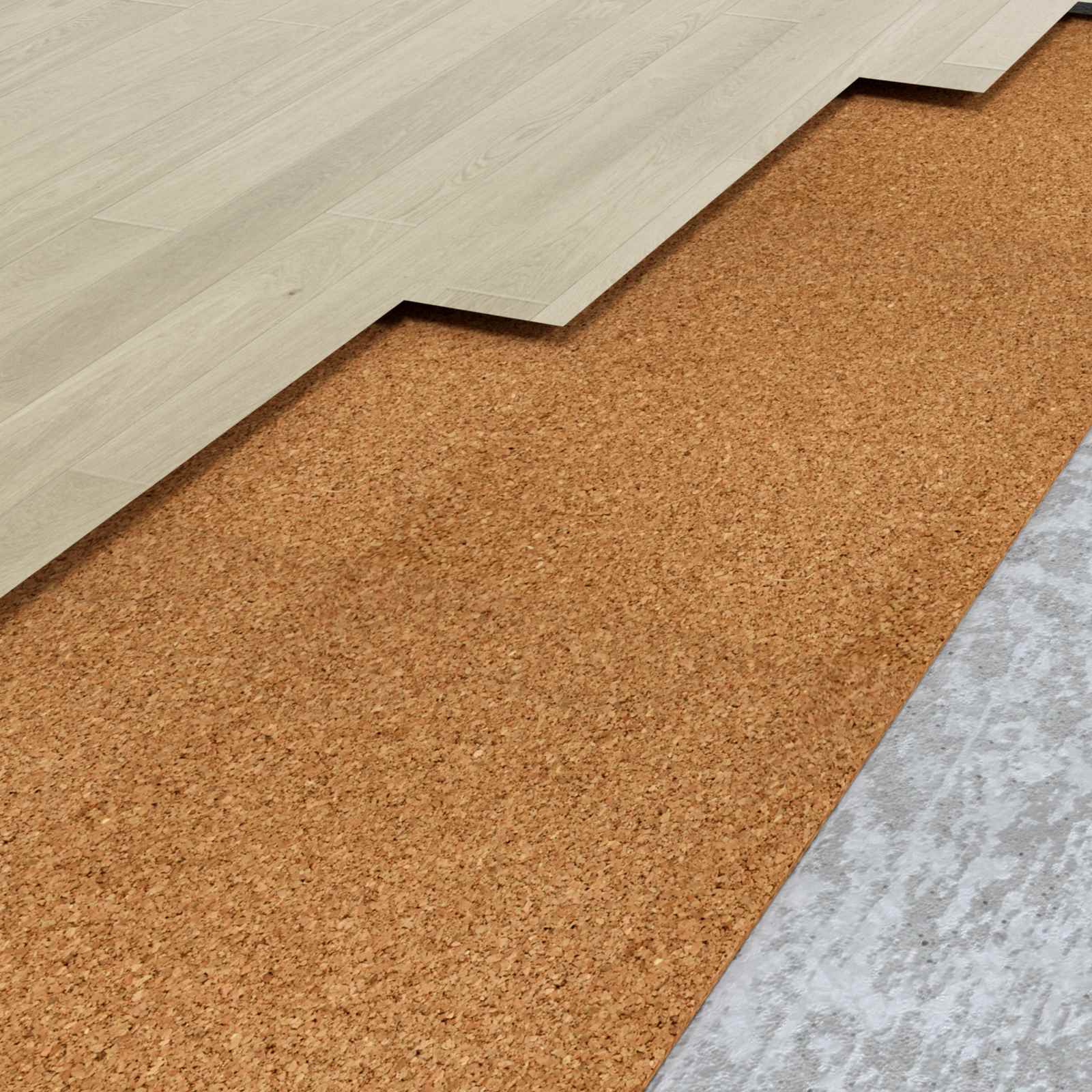Plutena Ploča 12 pcs 100 x 50 x 0,5 cm Pluta Smeđa