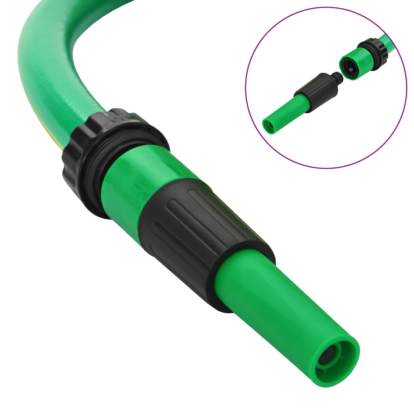 Vrtno crijevo 5-slojno Zelena i žuta 3 / 4'' 30 m PVC