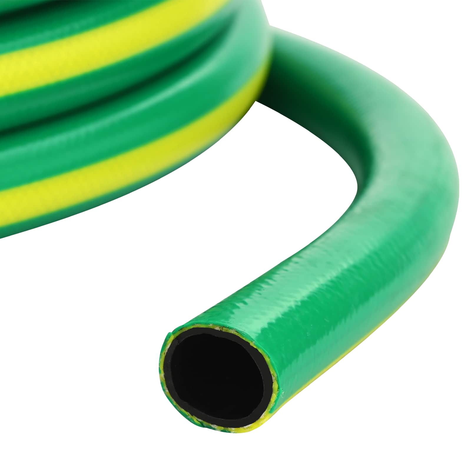 Vrtno crijevo 5-slojno Zelena i žuta 1" 10 m PVC