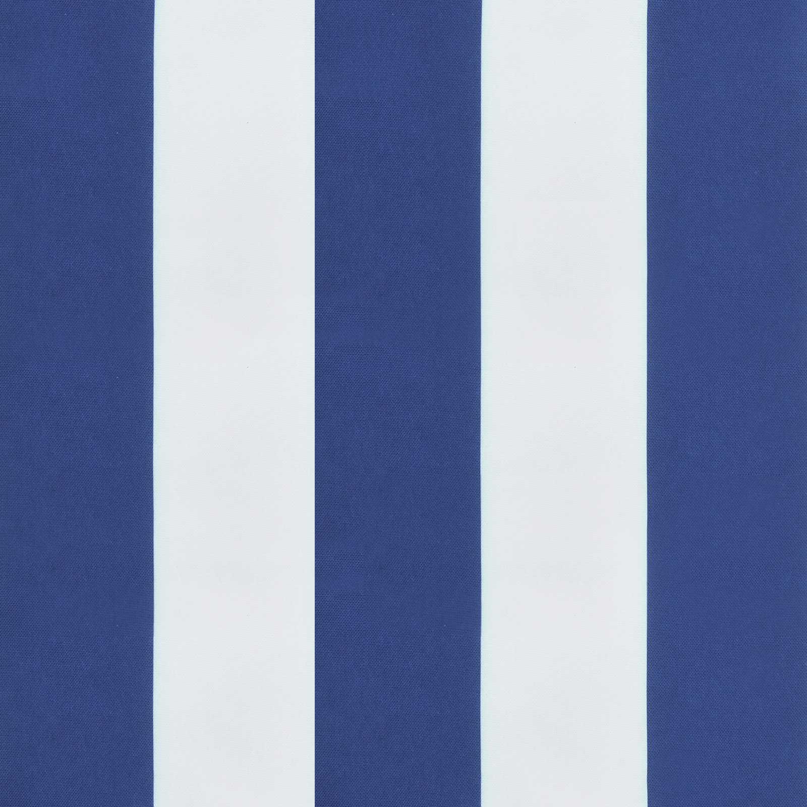 Jastučić za van 2 pcs Plava i bijela 120 x 50 x 7 cm Tkanina