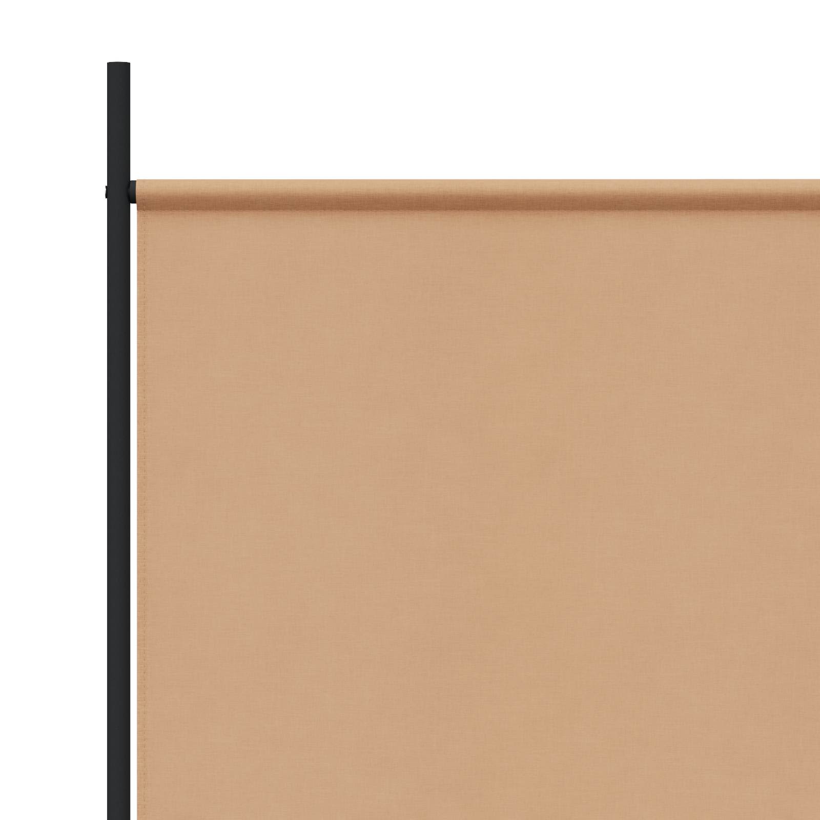 3-panelni pregradni zid Bež 260 x 180 cm Tkanina