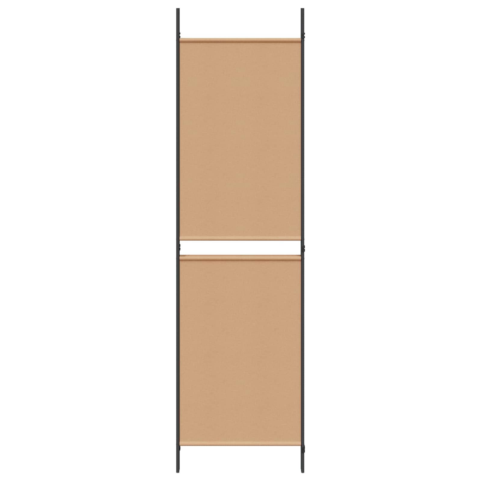 3-Panelni Pregradni Zid Bež 150 x 180 cm Tkanina