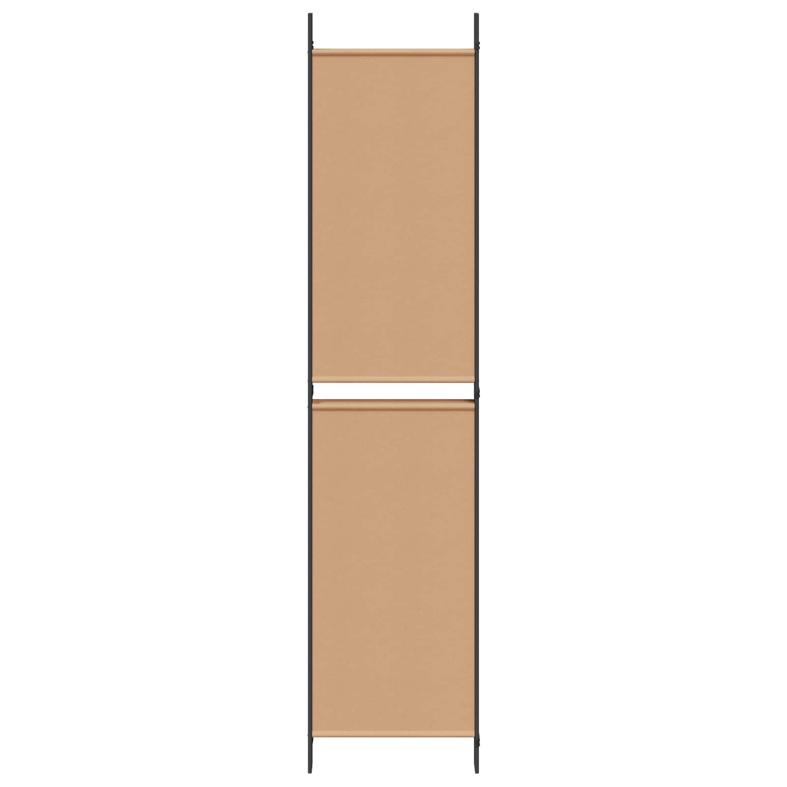 5-podijeljeni pregradni zid Bež 250 x 220 cm Tkanina