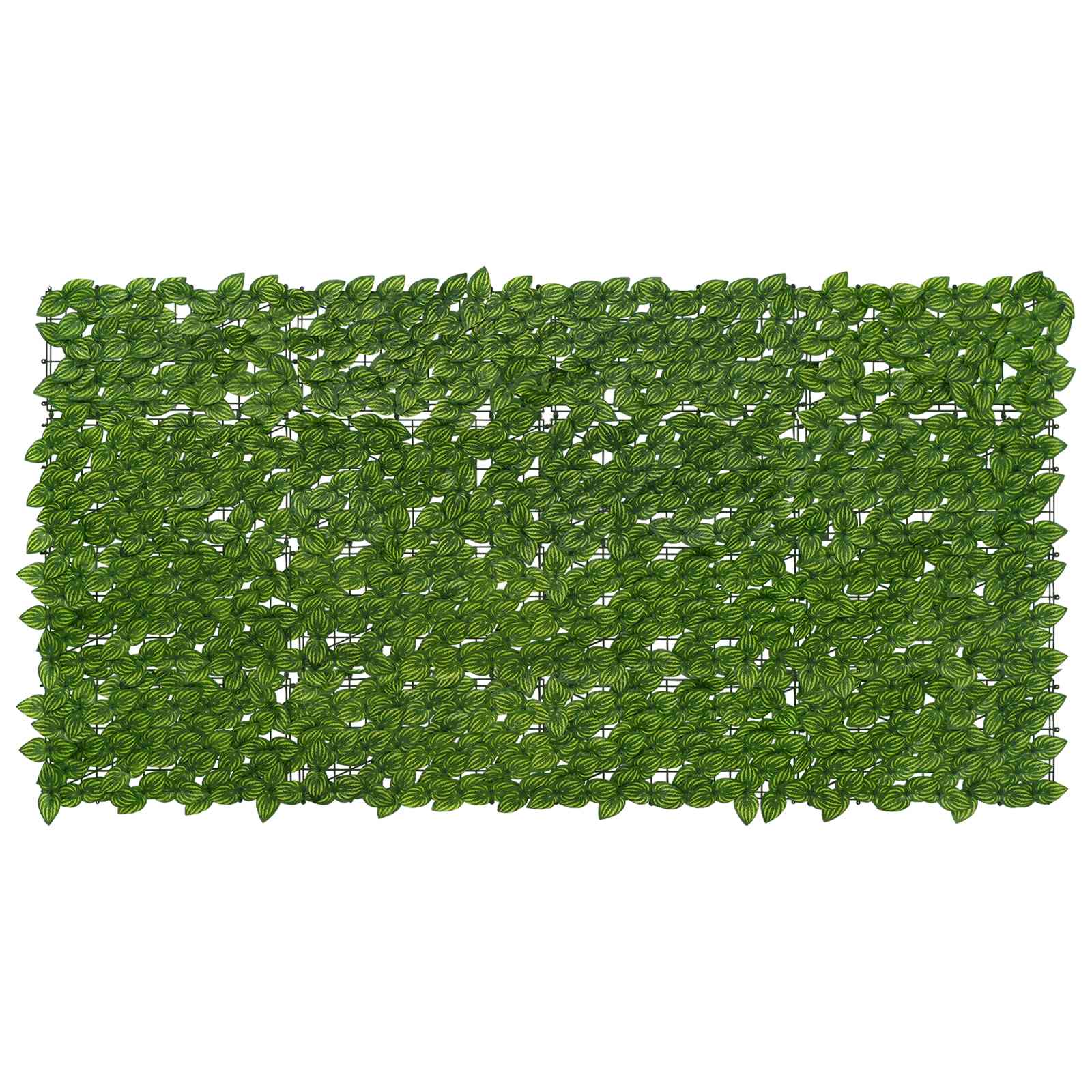 Zaslon za balkon s lišćem Zelena i žuta 200 x 100 cm