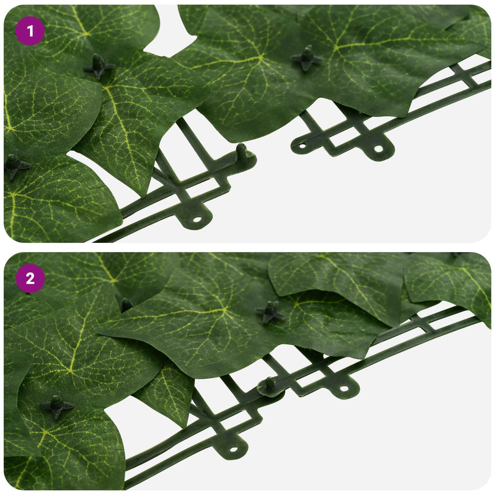 Zaslon za balkon s lišćem Zelena 200 x 75 cm