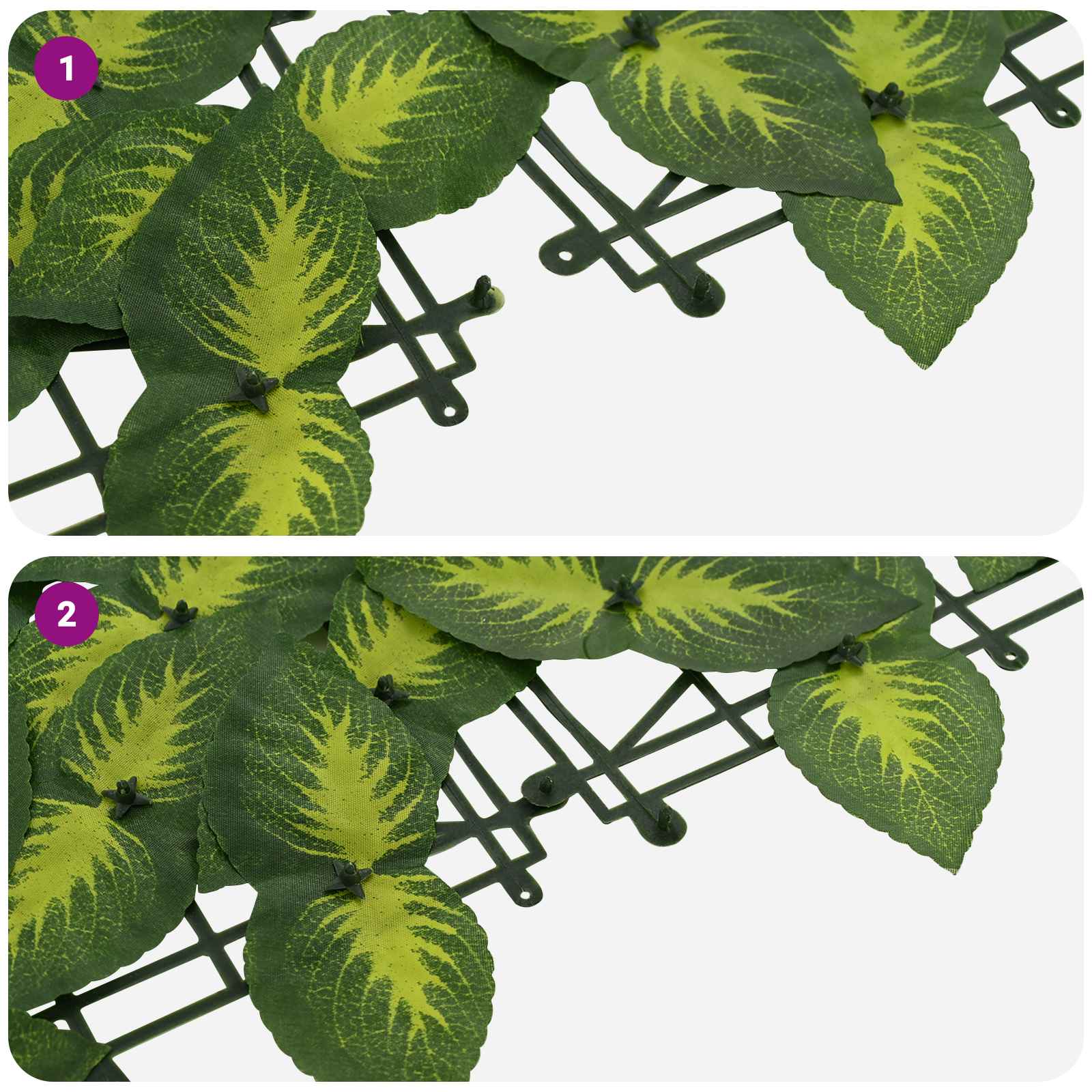 Zaslon za balkon s lišćem Zelena i žuta 300 x 100 cm