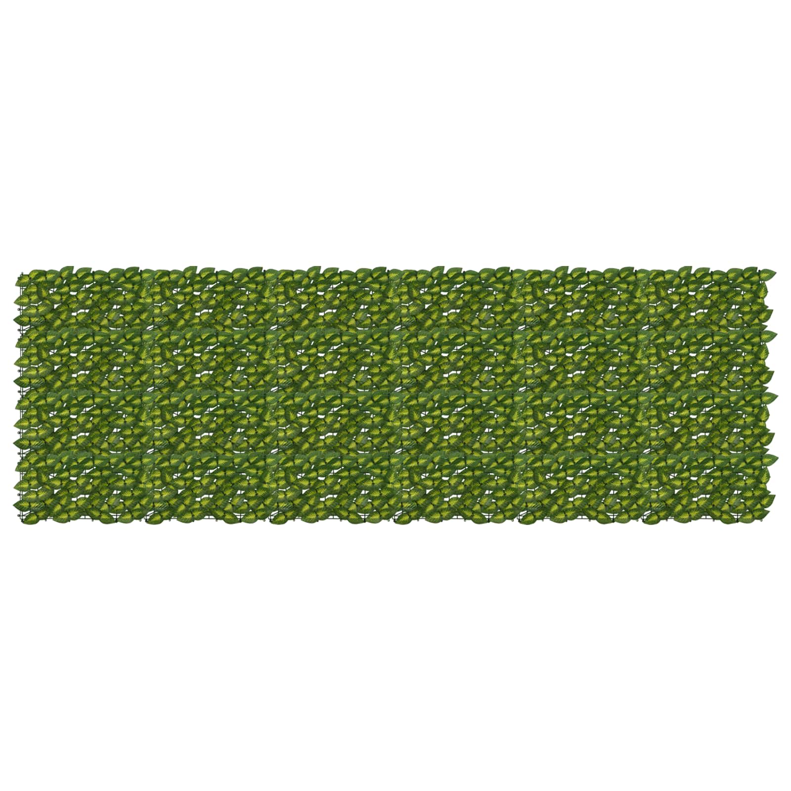 Zaslon za balkon s lišćem Zelena i žuta 300 x 100 cm