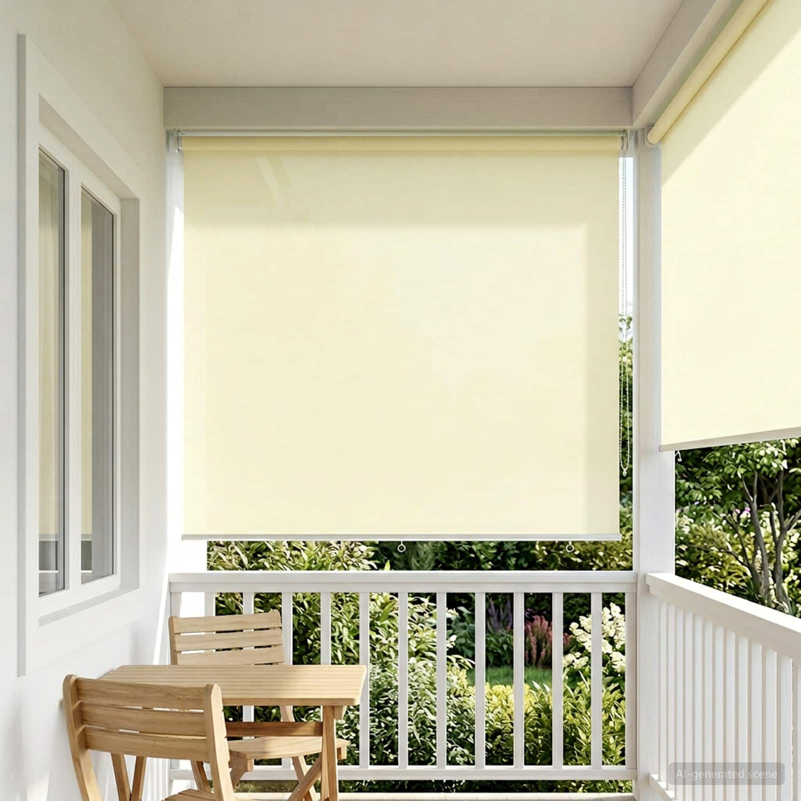 Roleta zaštita od UV zračenja Krem 160 x 140 cm Poliester