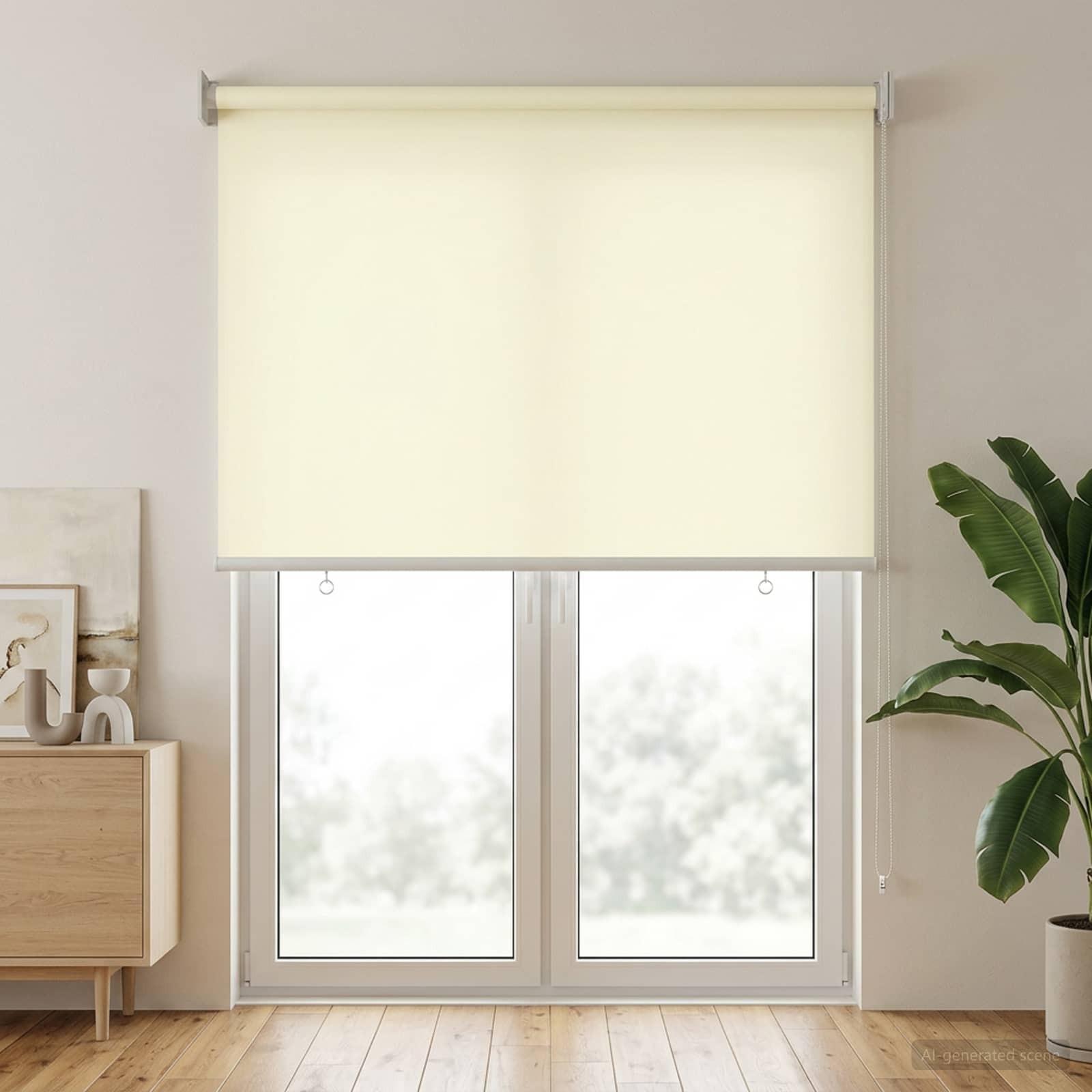 Roleta zaštita od UV zračenja Krem 60 x 230 cm Poliester
