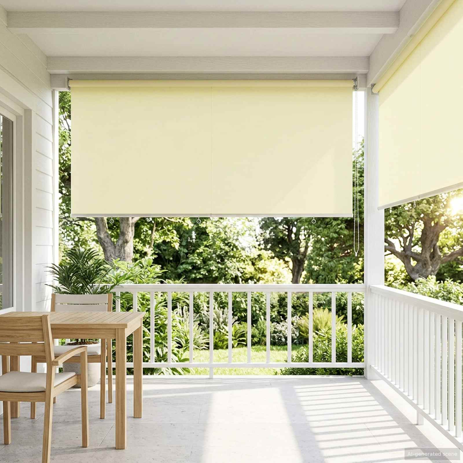 Roleta zaštita od UV zračenja Krem 160 x 230 cm Poliester