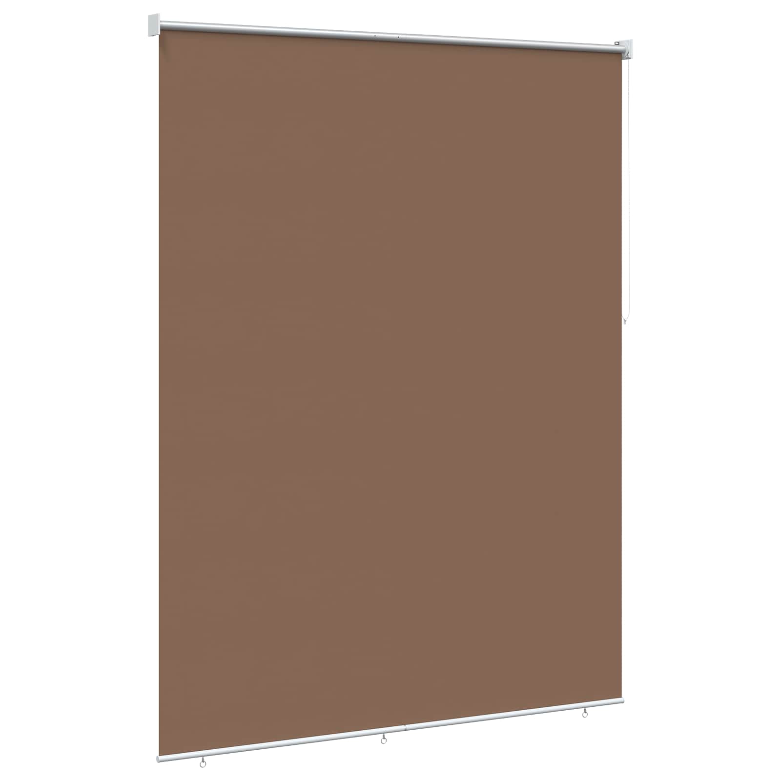 Roleta zaštita od UV zračenja Sivosmeđa 160 x 140 cm Poliester