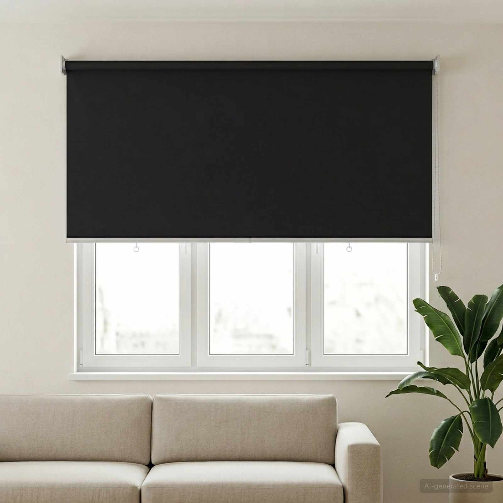 Roleta zaštita od UV zračenja Antracit 120 x 140 cm Poliester