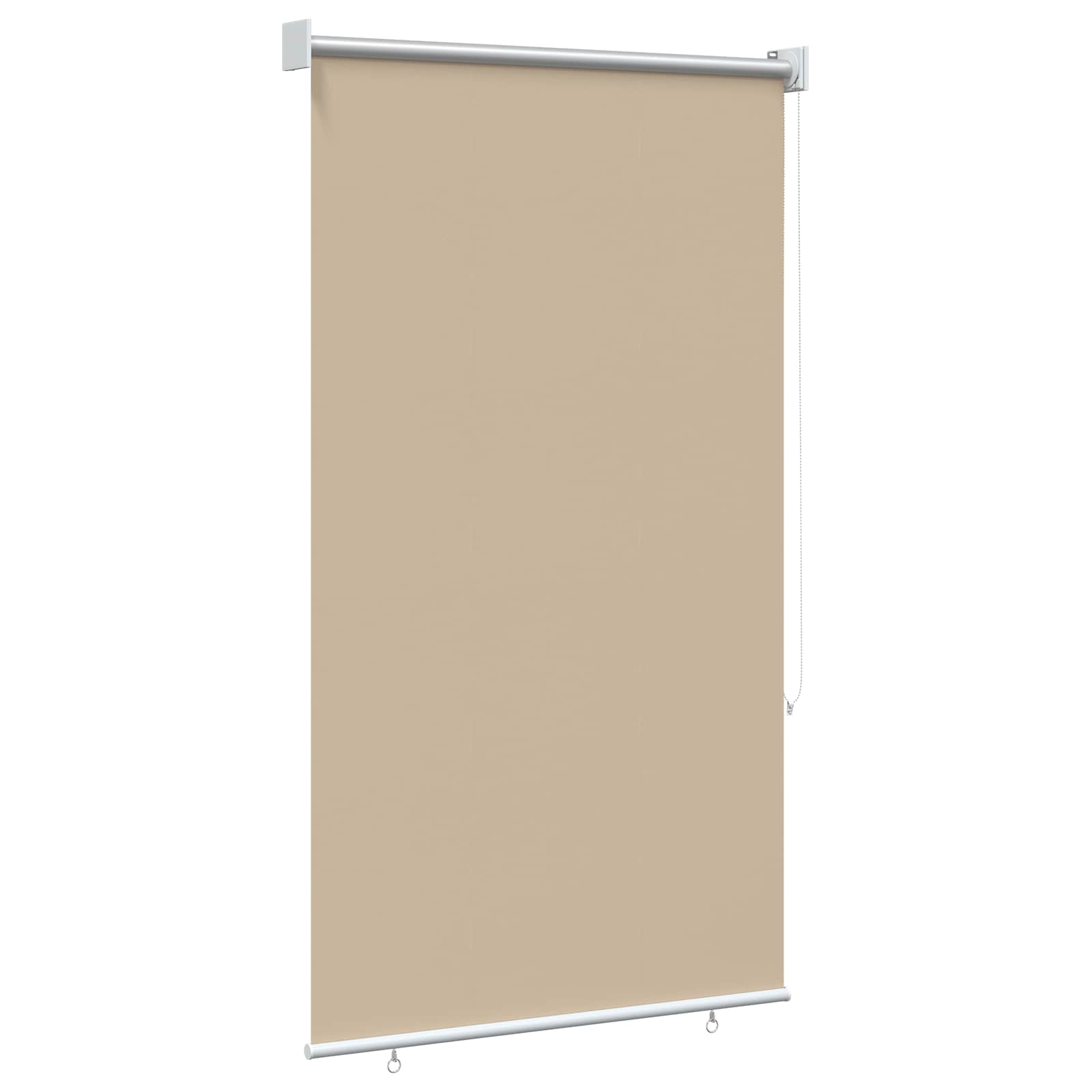Rolo zavjesa za vanjsku uporabu s UV zaštitom Bež 80 x 140 cm
