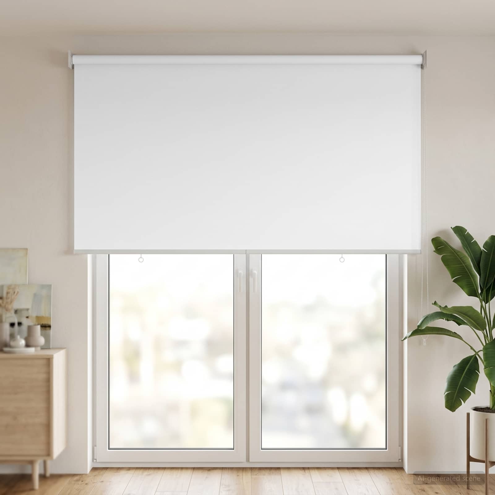 Roleta zaštita od UV zračenja Bijela 140 x 230 cm Poliester