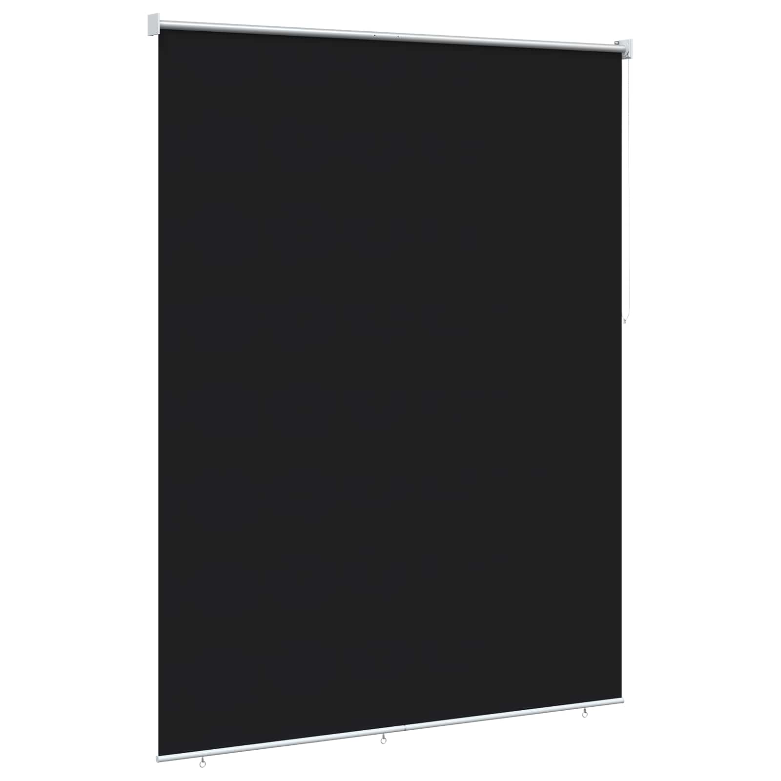 Roleta zaštita od UV zračenja Crna 200 x 140 cm Poliester