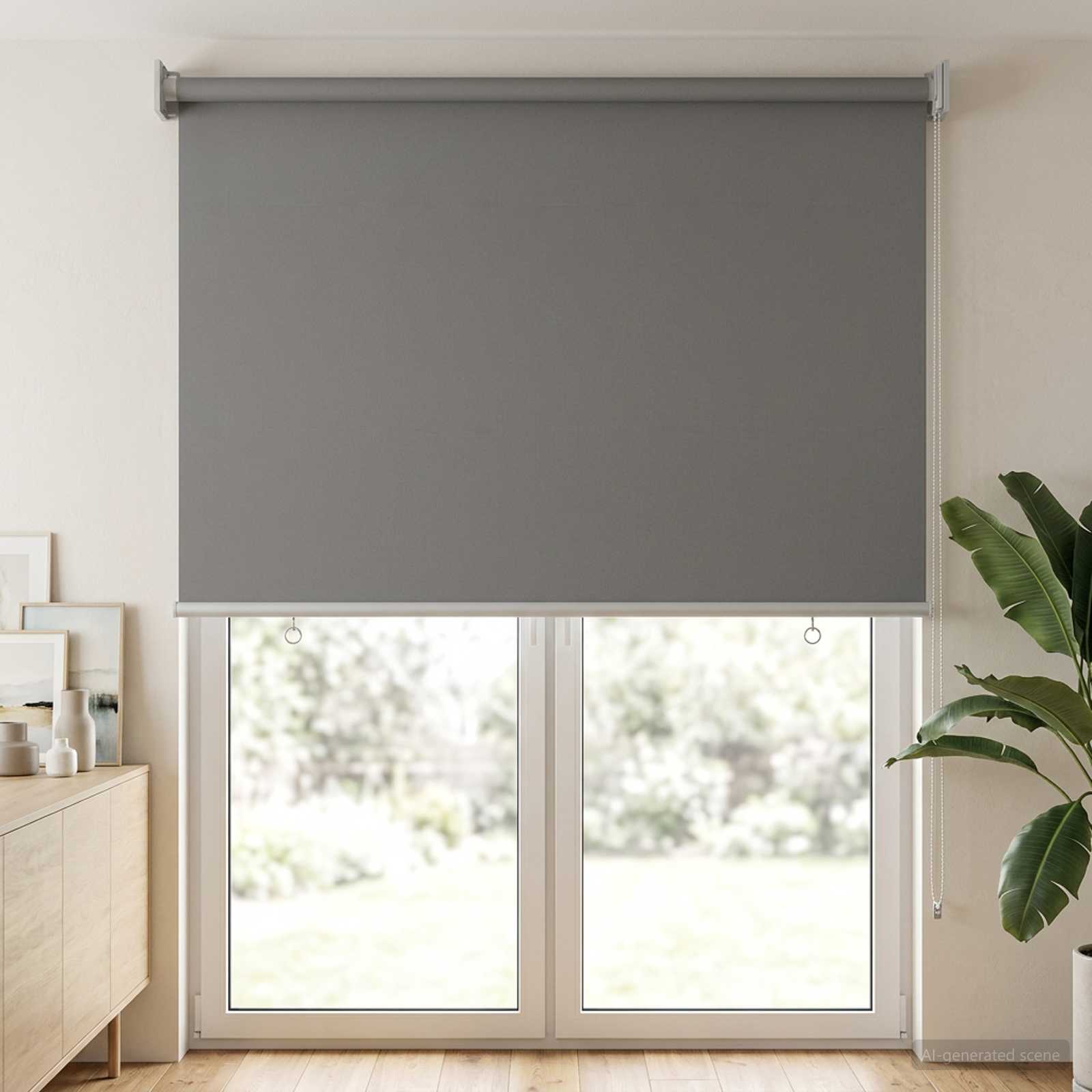Roleta zaštita od UV zračenja Svjetlosiva 80 x 230 cm Poliester
