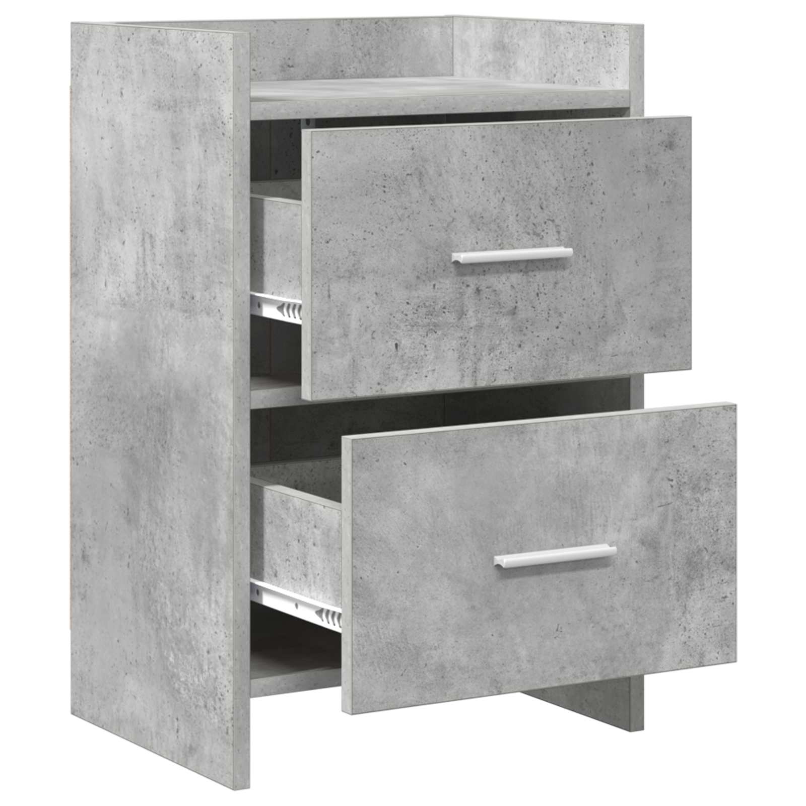 Noćni ormarići Betonska siva 40 x 30 x 60 cm Konstruirano drvo