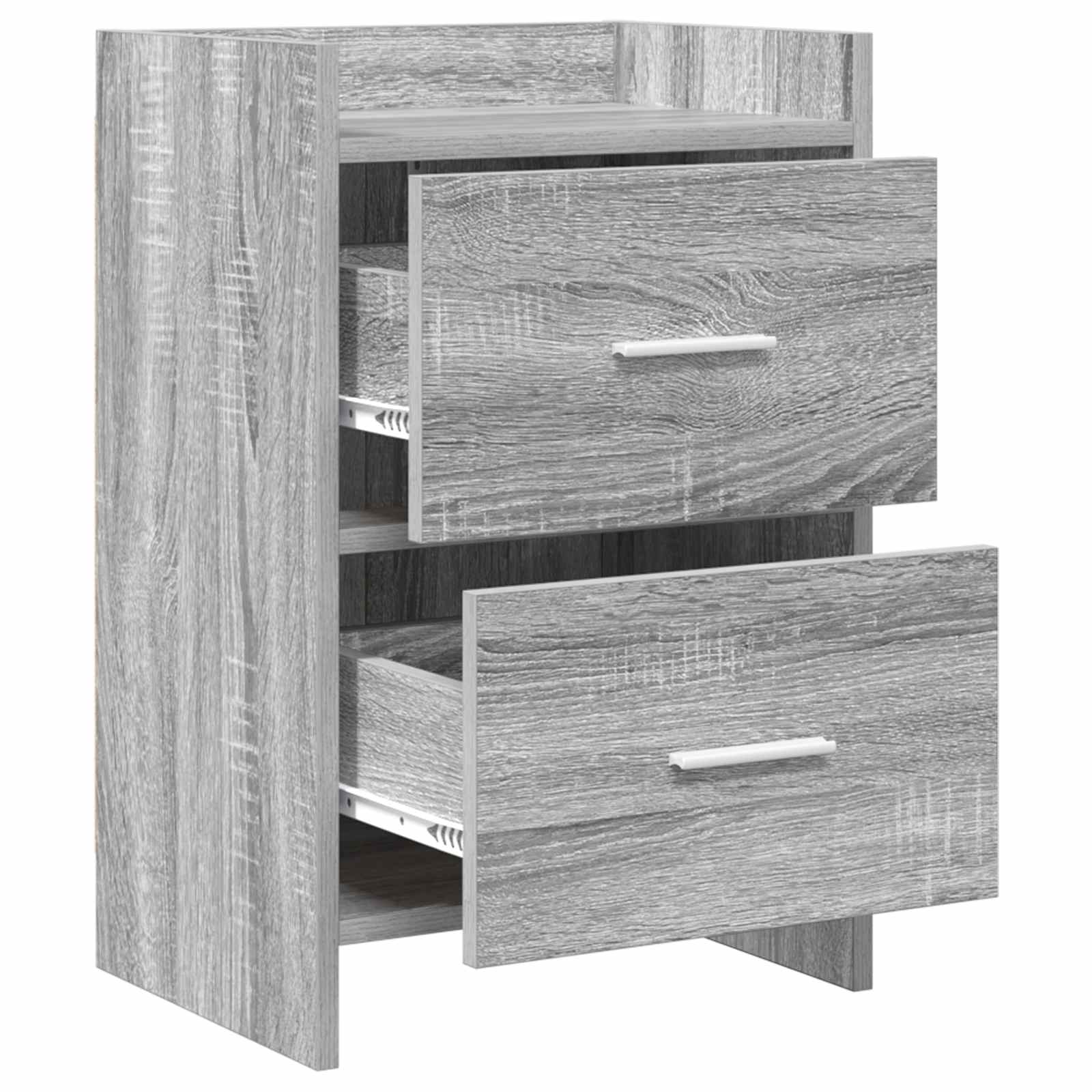 Noćni ormarići 2 pcs Siva Sonoma 40 x 30 x 60 cm