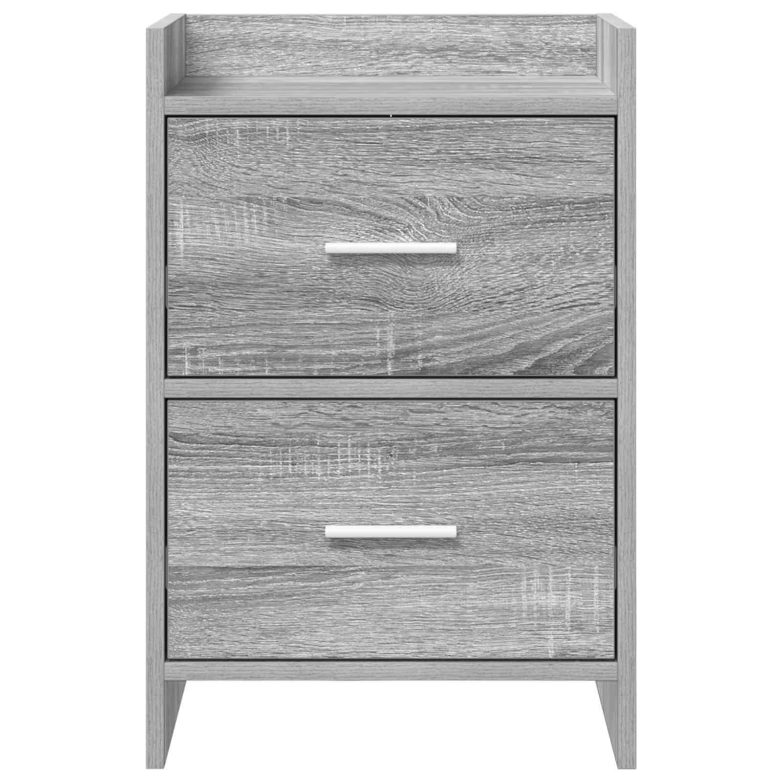 Noćni ormarići 2 pcs Siva Sonoma 40 x 30 x 60 cm