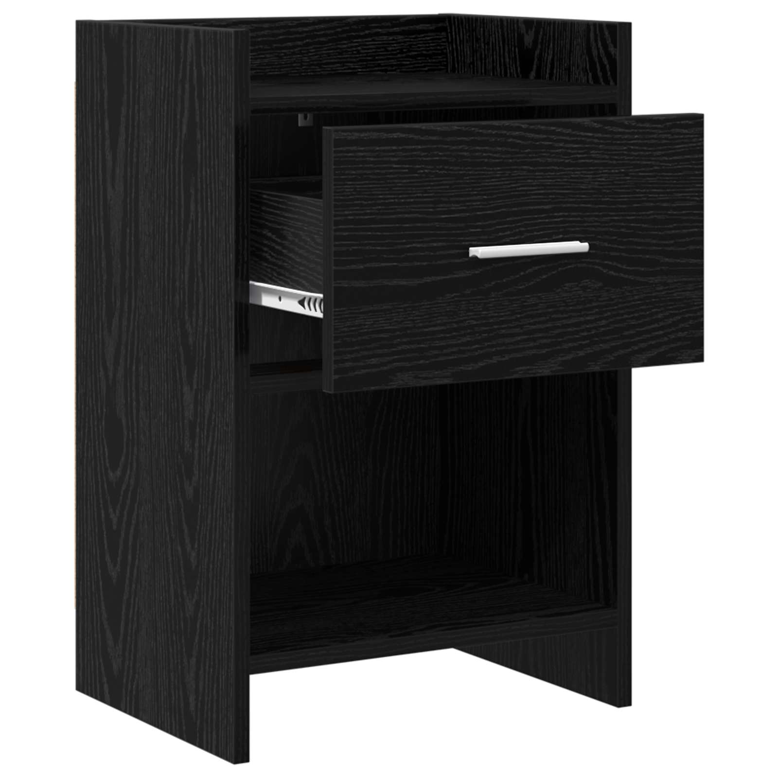 Noćni ormarići Crni hrast 40 x 30 x 60 cm Konstruirano drvo
