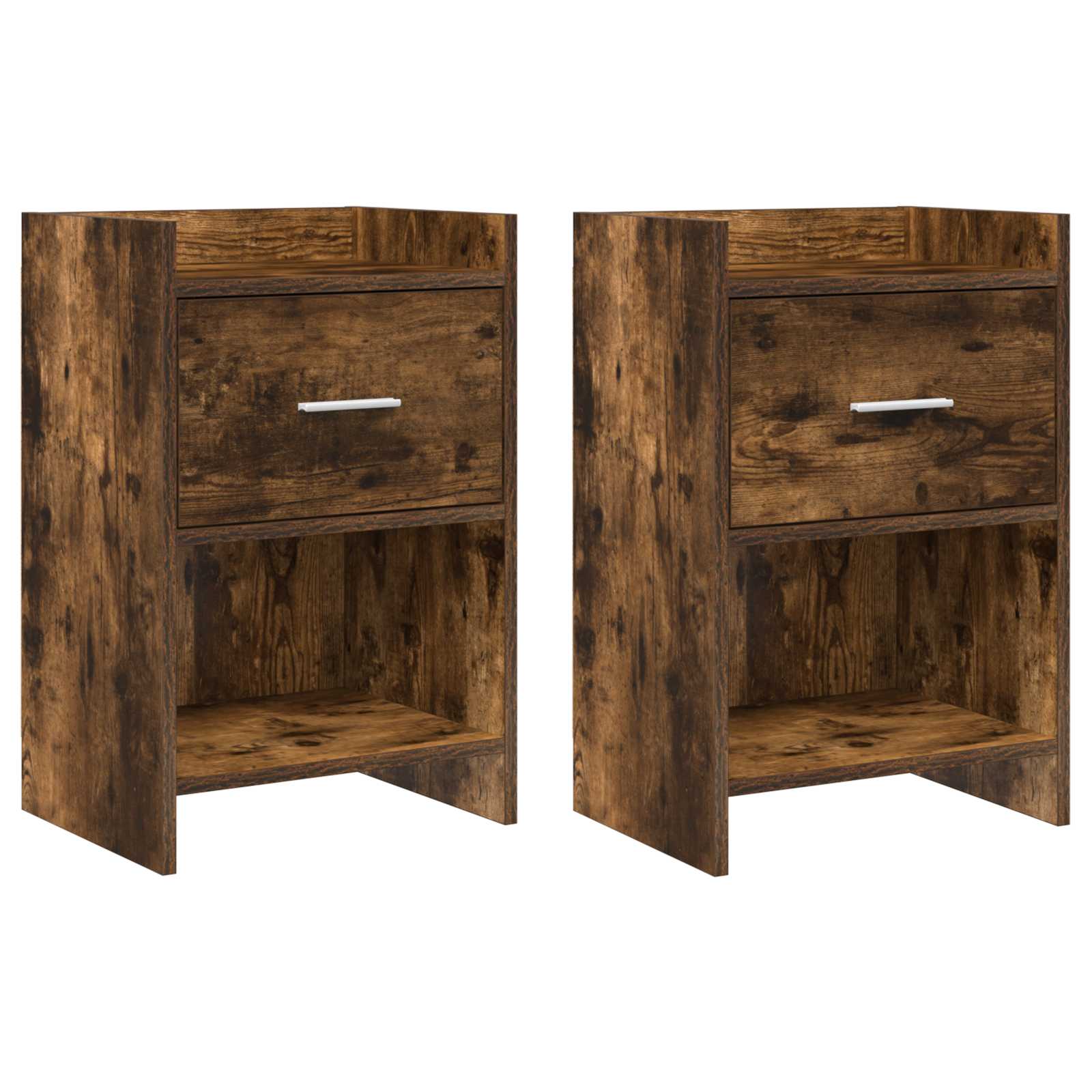 Noćni ormarići 2 pcs Dimljeni hrast 40 x 30 x 60 cm