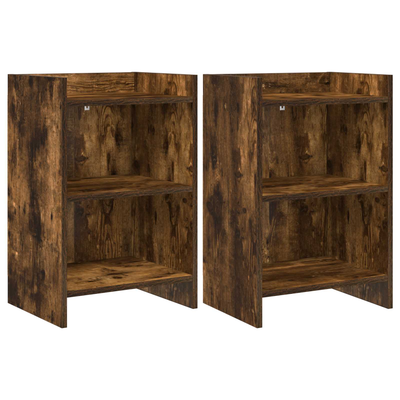 Noćni ormarići 2 pcs Dimljeni hrast 40 x 30 x 60 cm