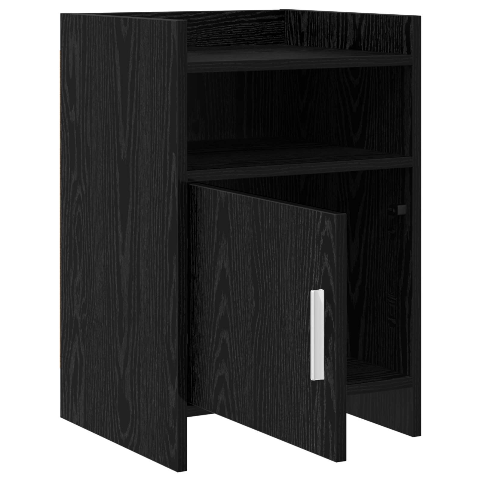 Noćni ormarići 2 pcs Crni hrast 40 x 36 x 60 cm