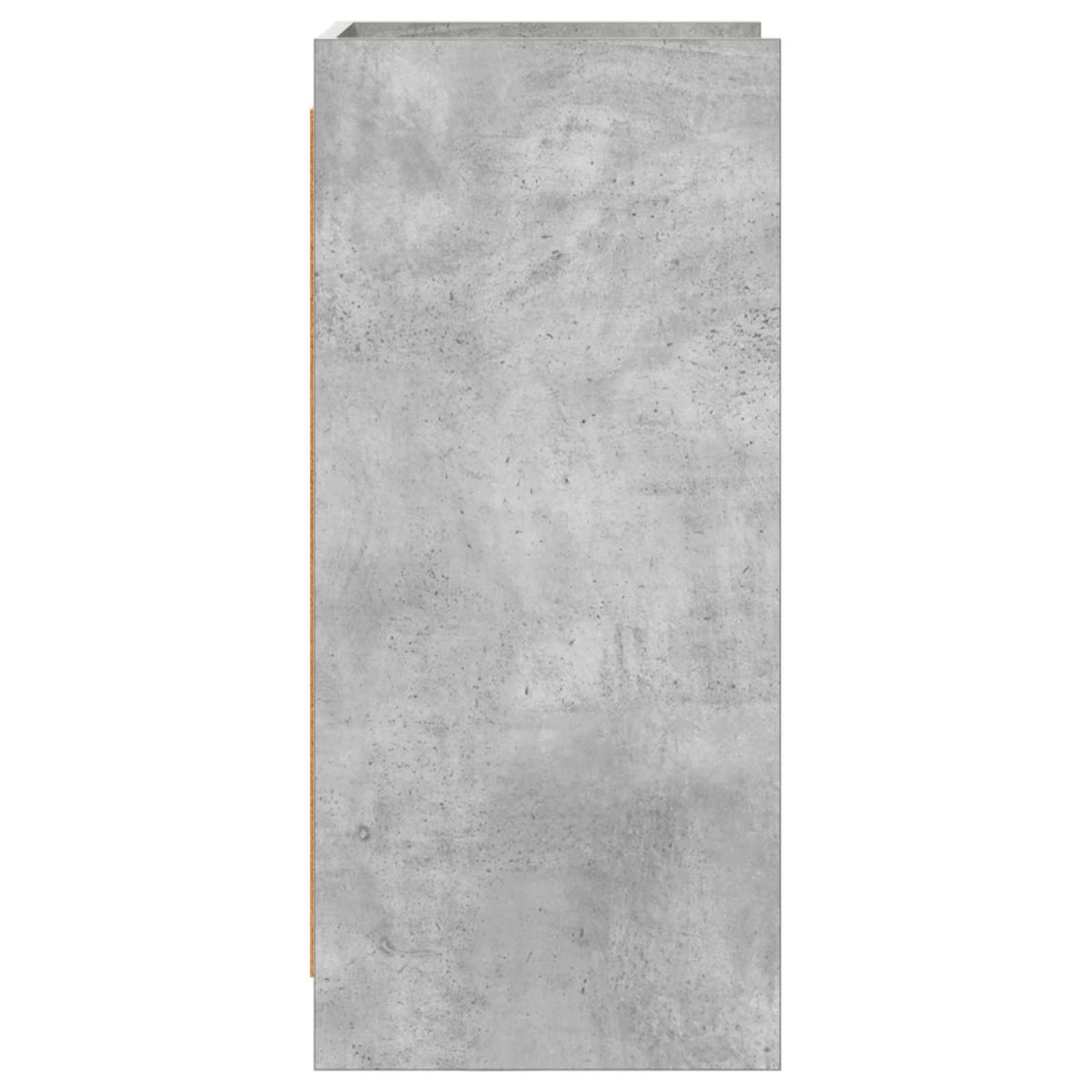 Kreveta Betonska siva 40 x 36 x 80 cm Konstruirano drvo