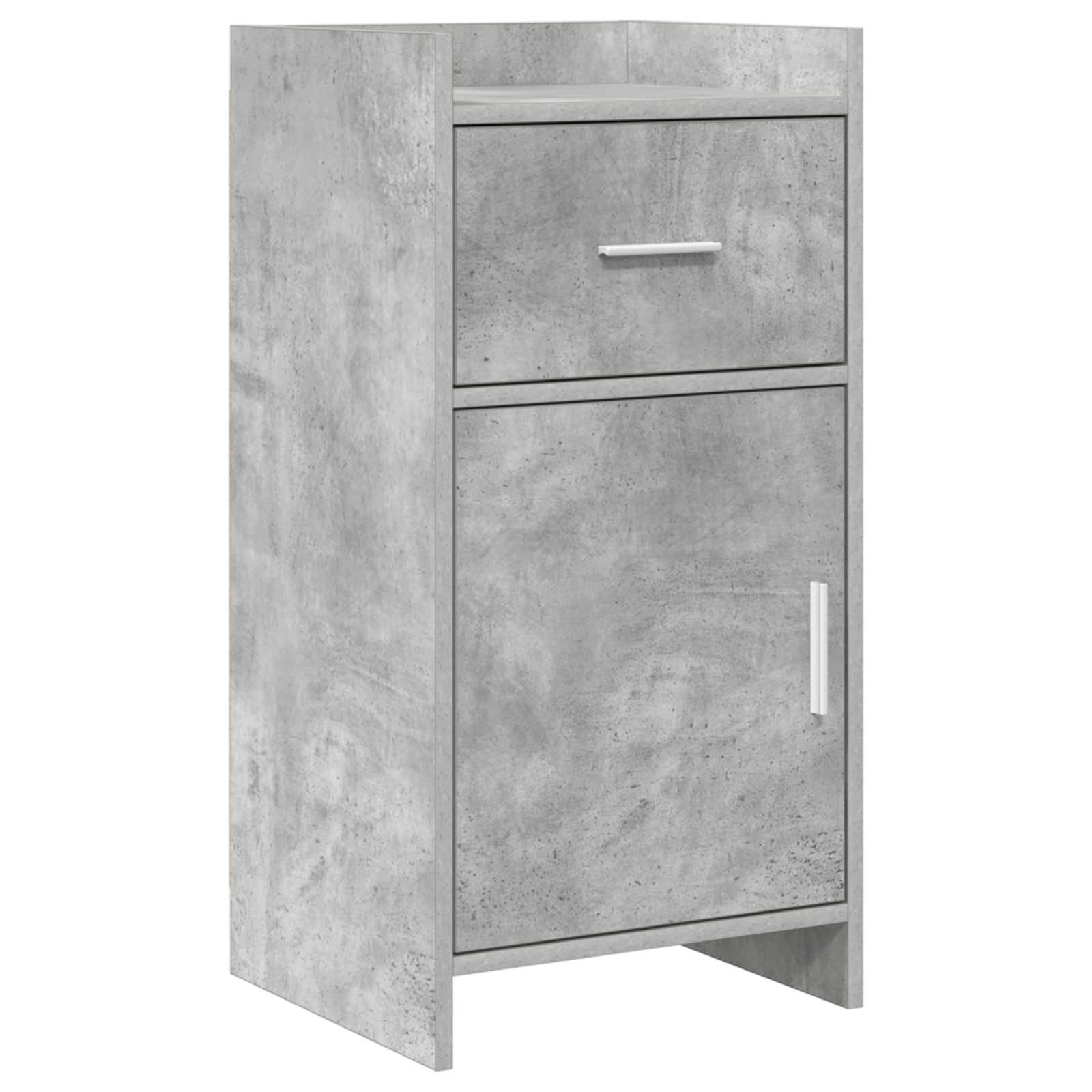 Kreveta Betonska siva 40 x 36 x 80 cm Konstruirano drvo