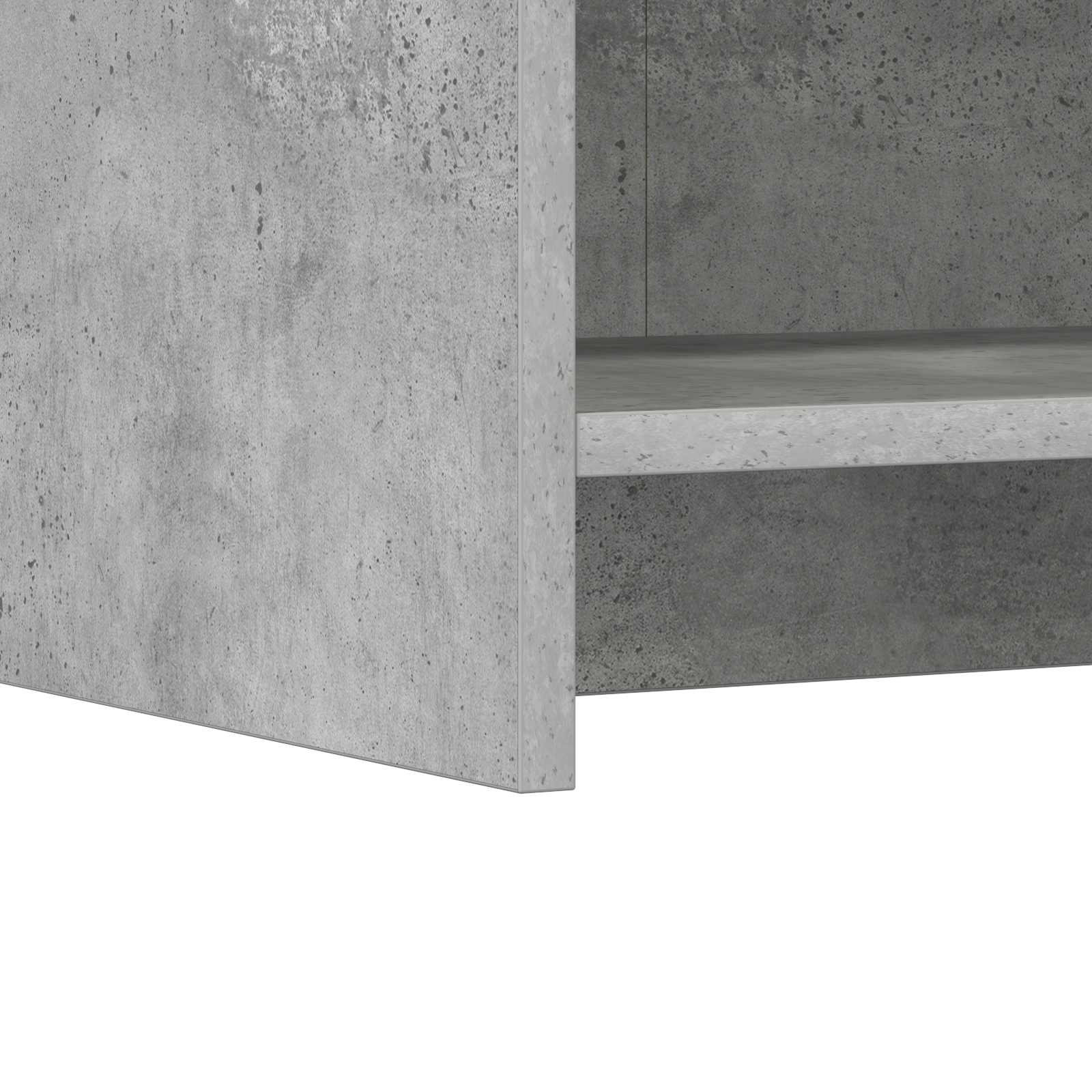 Kreveta Betonska siva 75 x 36 x 80 cm Konstruirano drvo