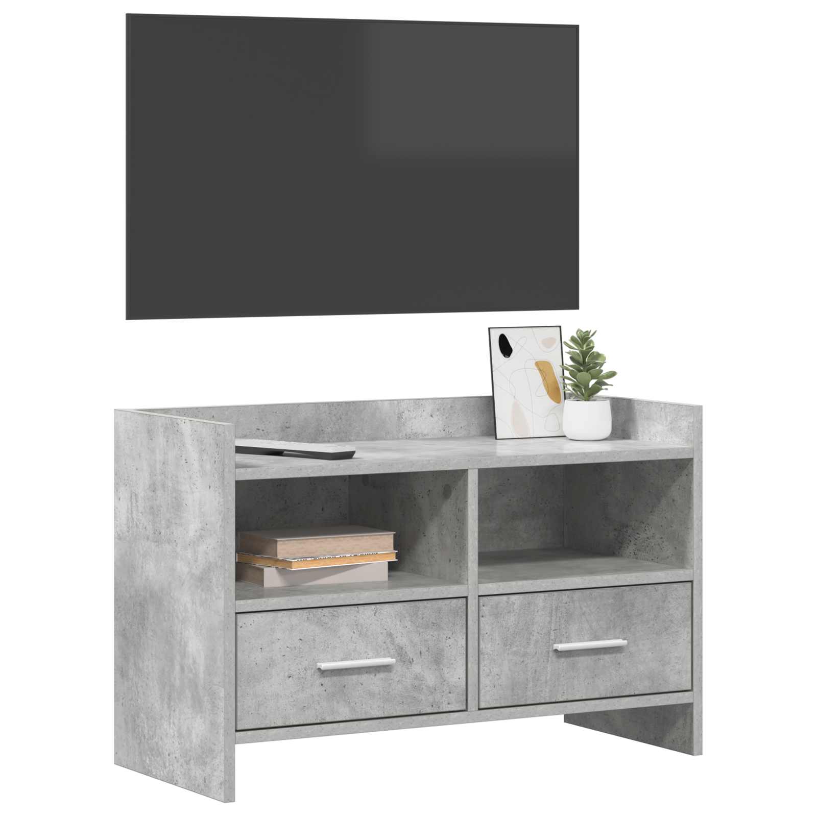 TV ormar 71,5 x 33 x 47 cm Betonska siva Konstruirano drvo