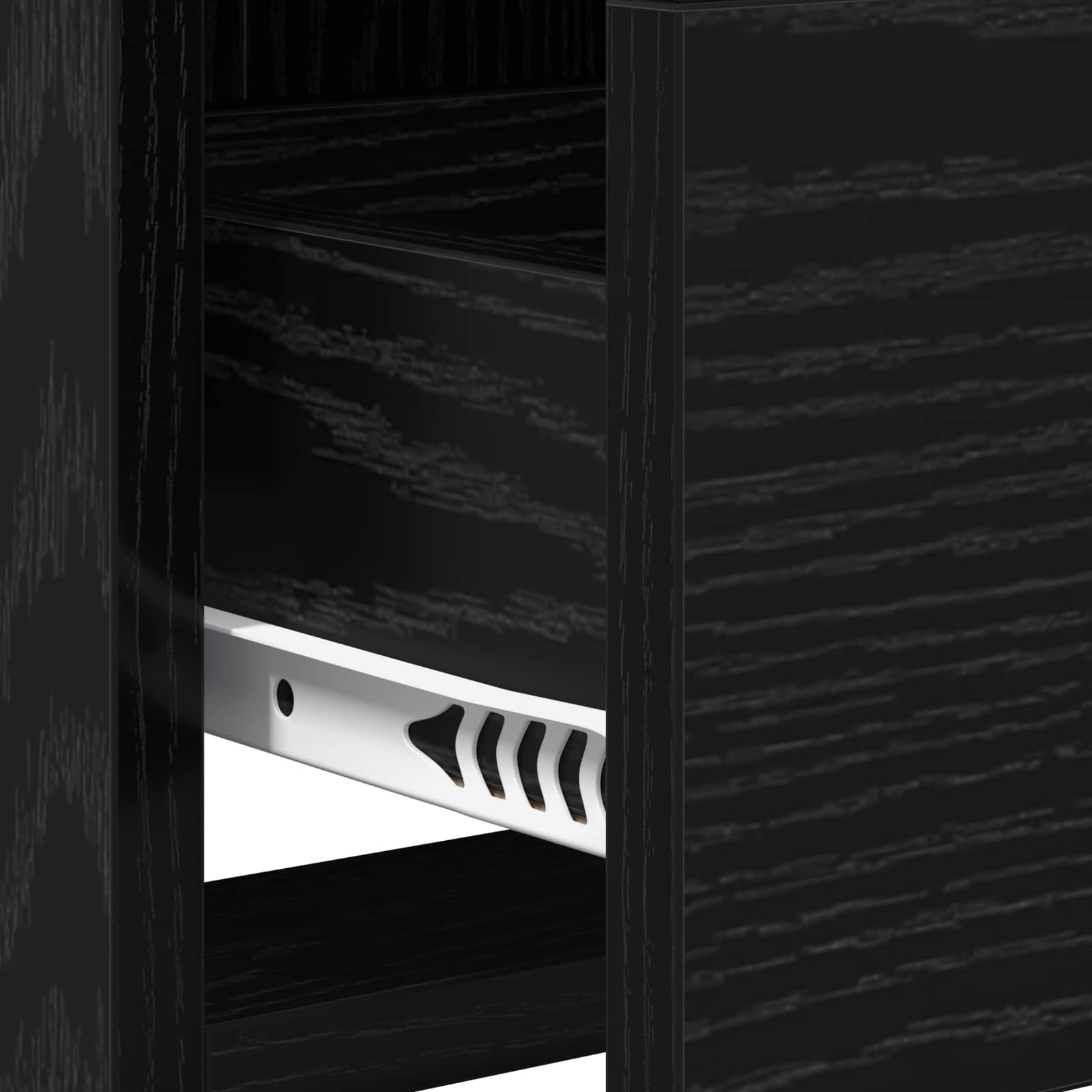 TV ormar 100 x 33 x 47 cm Crni hrast Konstruirano drvo