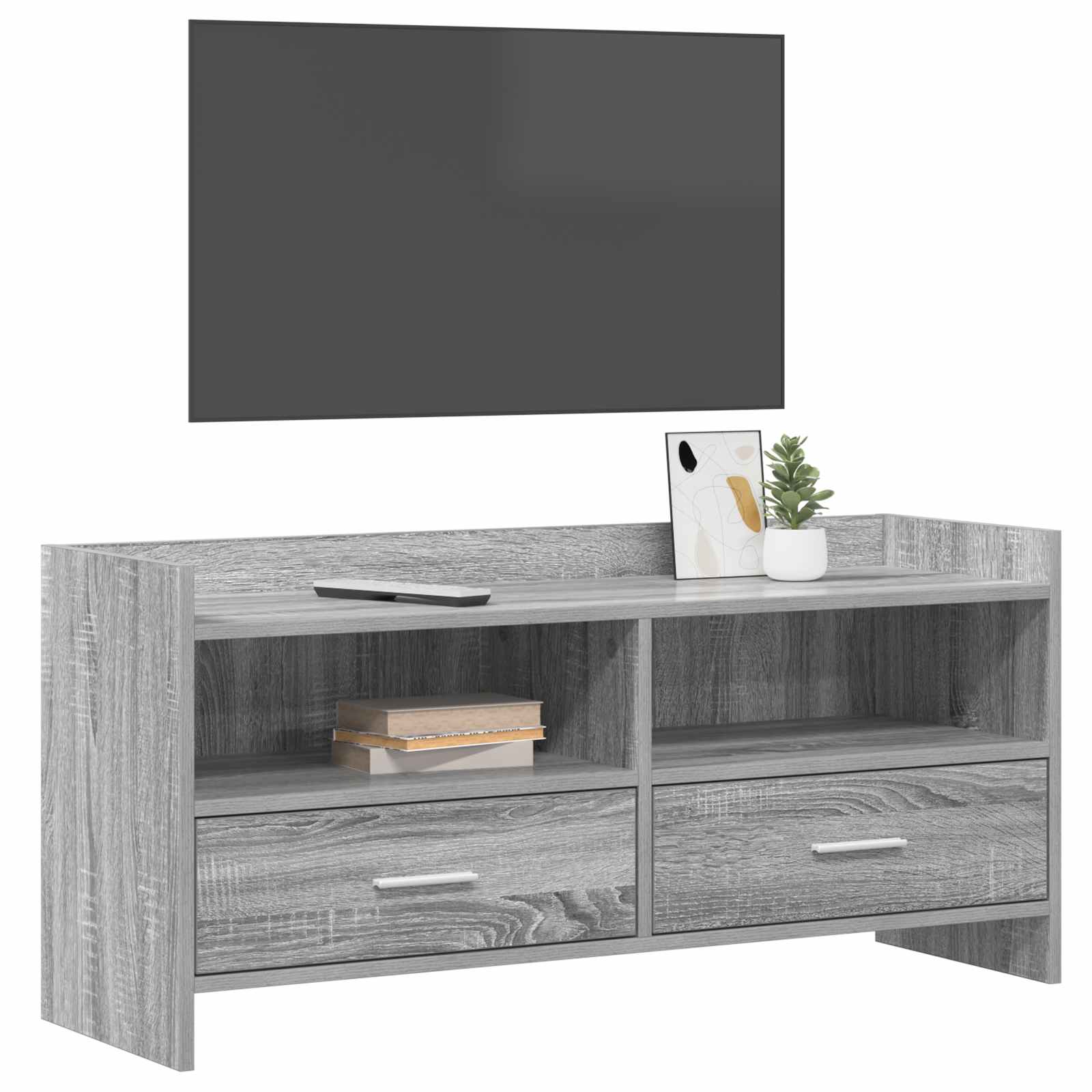 TV ormar 100 x 33 x 47 cm Siva Sonoma Konstruirano drvo