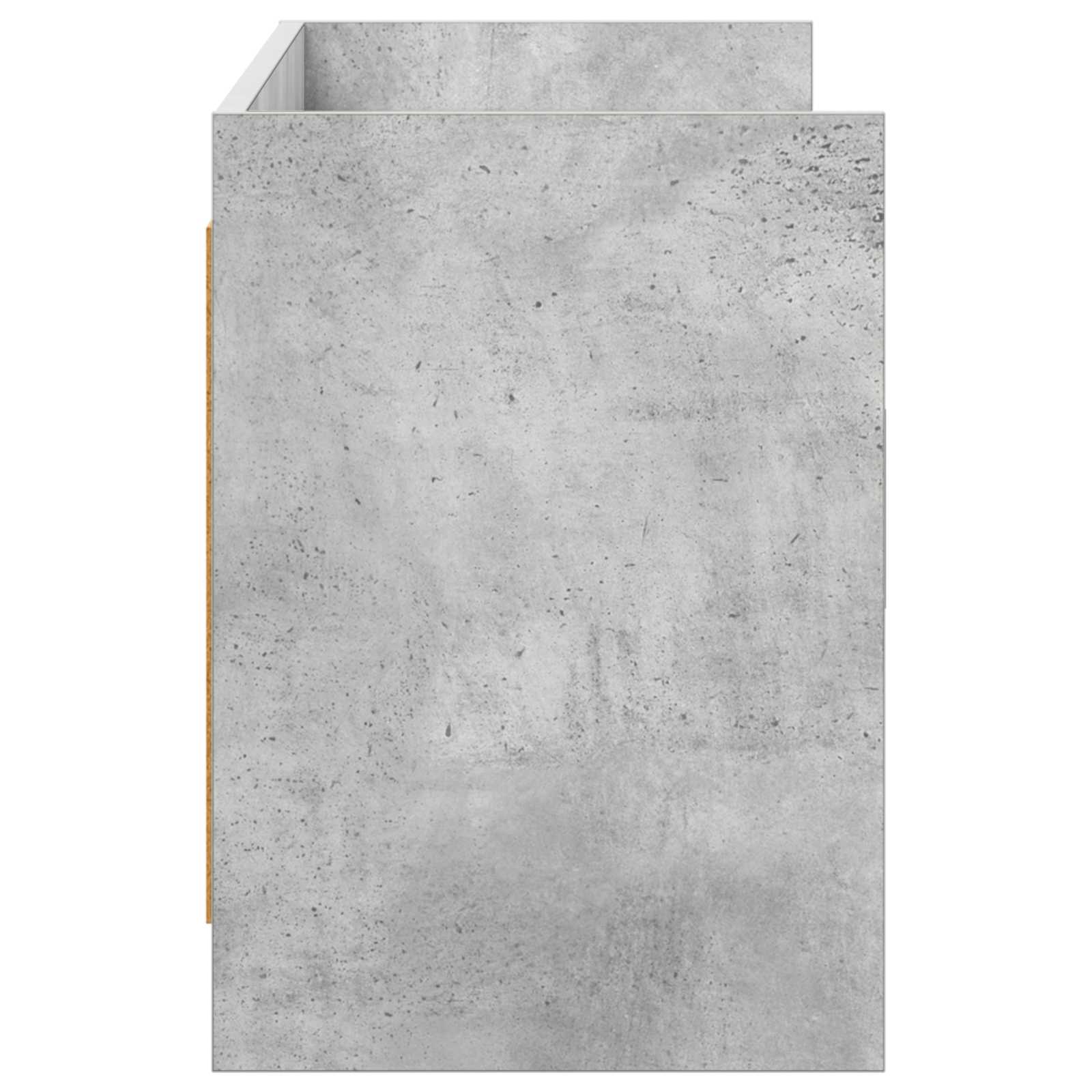TV ormar 130 x 33 x 47 cm Betonska siva Konstruirano drvo