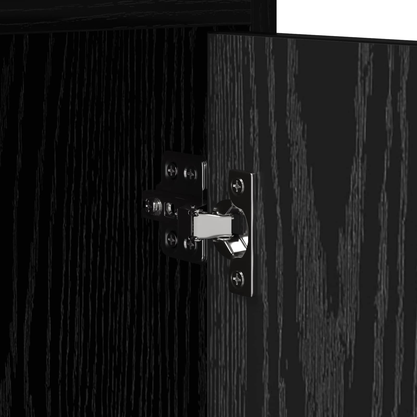 TV ormar 168 x 33 x 47 cm Crni hrast Konstruirano drvo