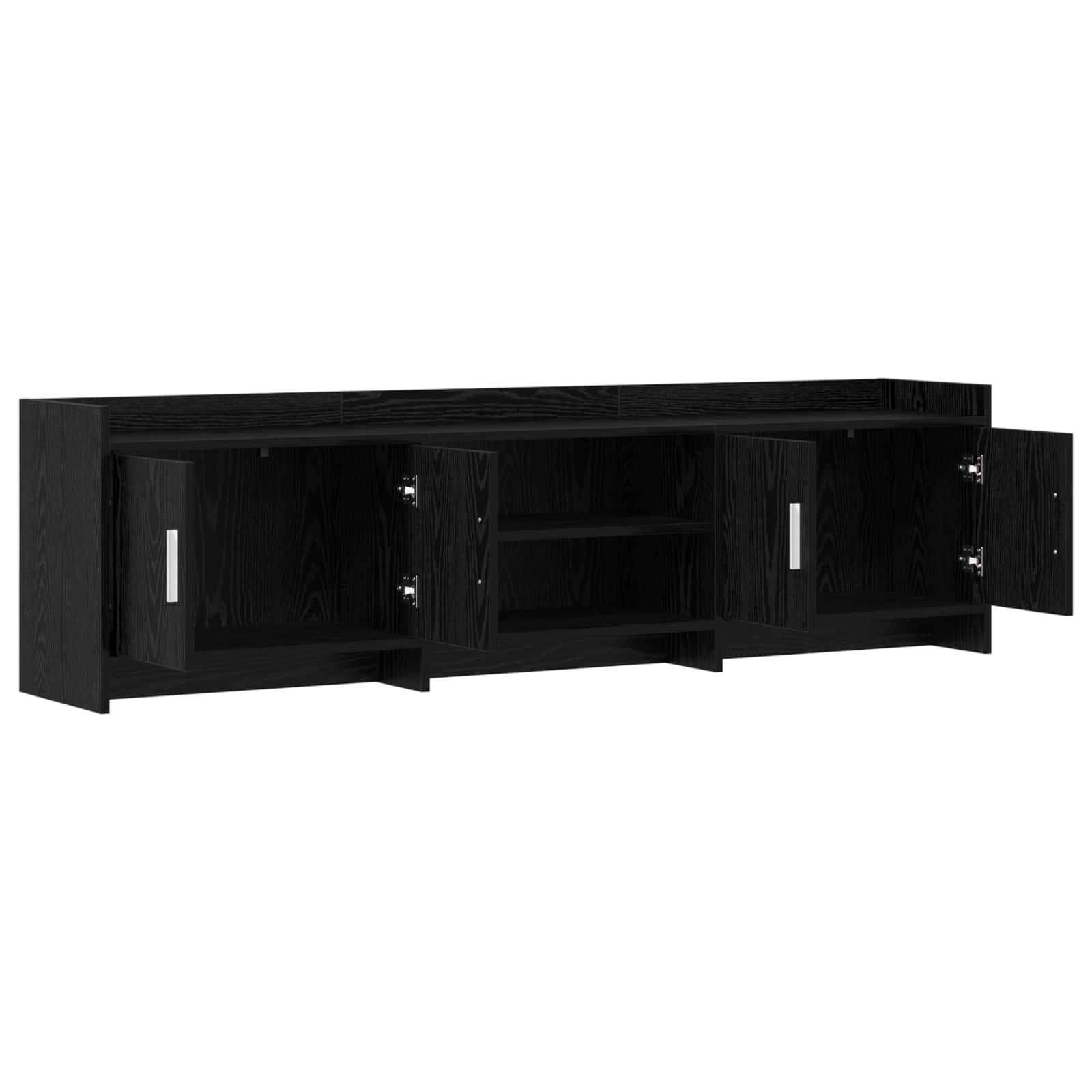 TV ormar 168 x 33 x 47 cm Crni hrast Konstruirano drvo