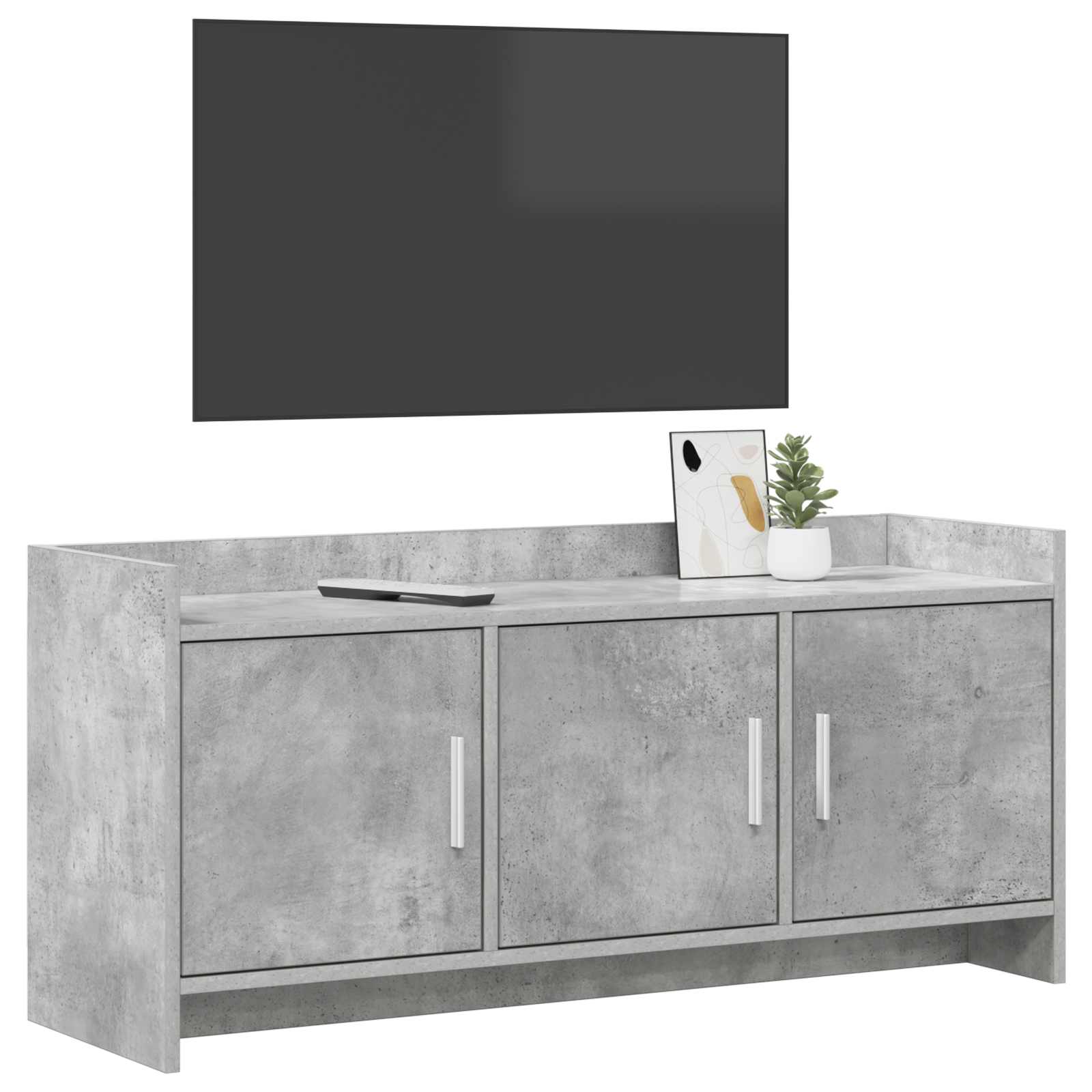 TV ormar 102 x 33 x 47 cm Betonska siva Konstruirano drvo